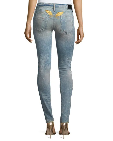 ROBIN'S JEAN<br>Marilyn Mid-Rise Skinny Jeans (ELMED)
