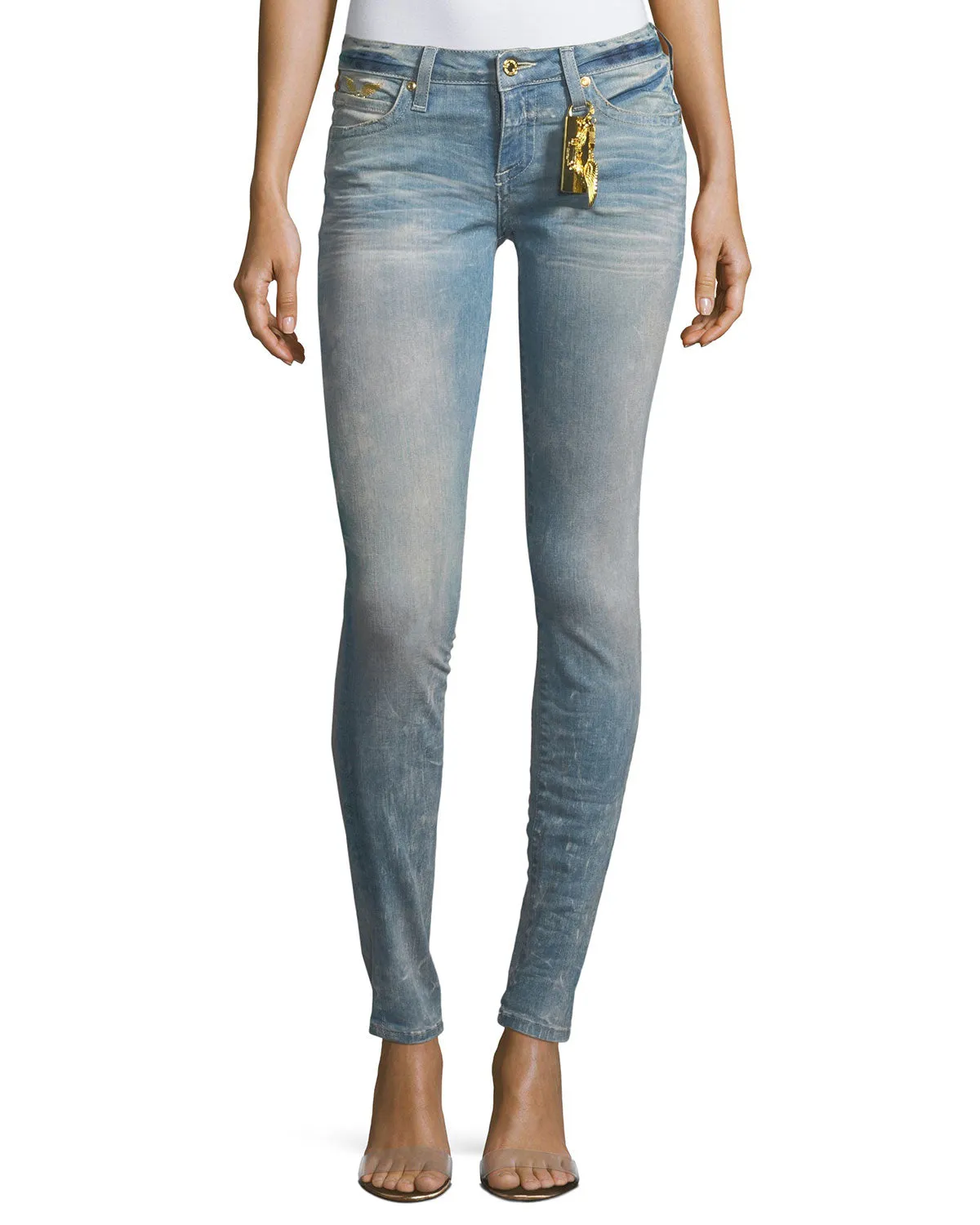 ROBIN'S JEAN<br>Marilyn Mid-Rise Skinny Jeans (ELMED)