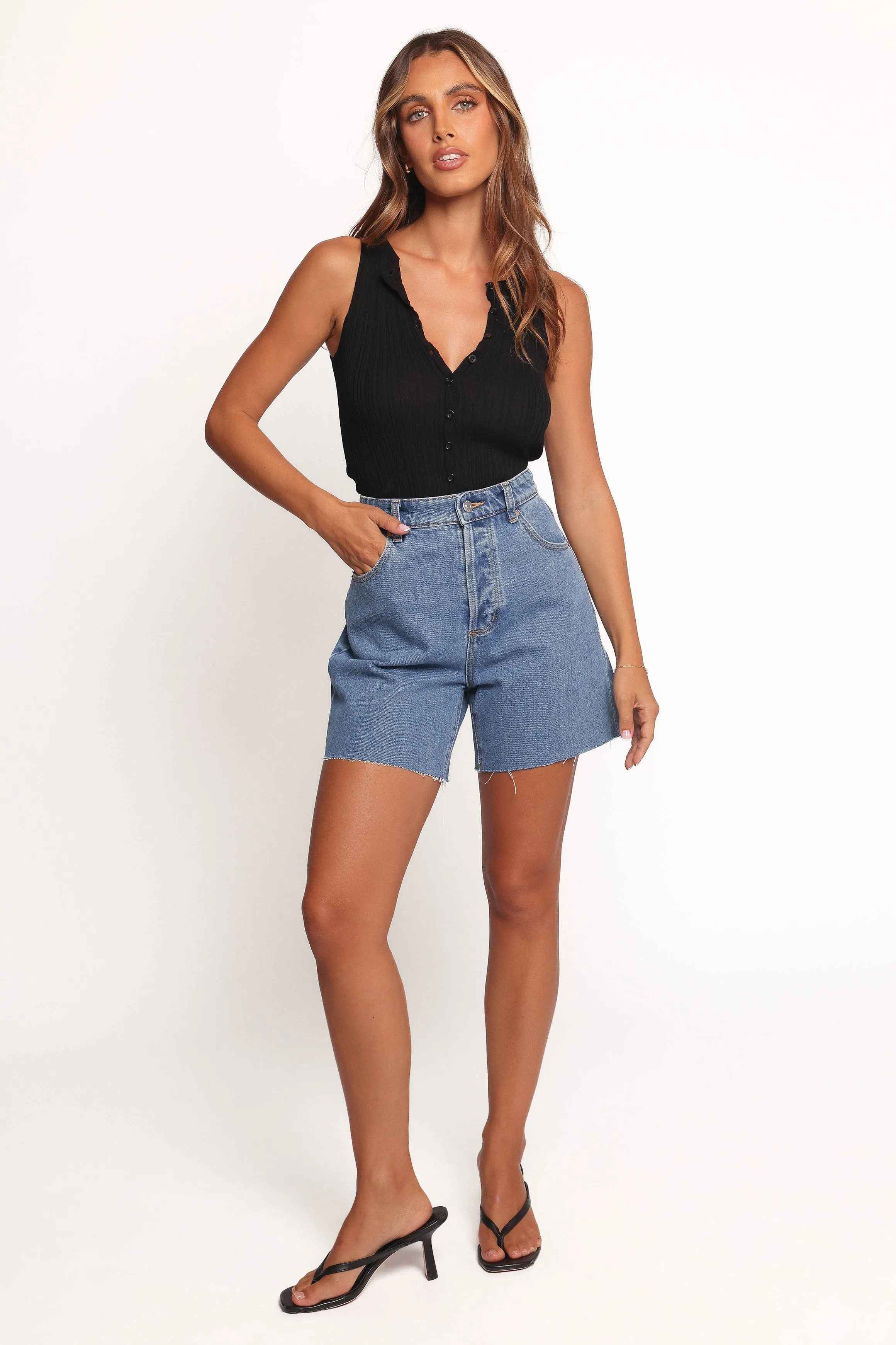 Rollas 90S Relaxed Short - River Blue