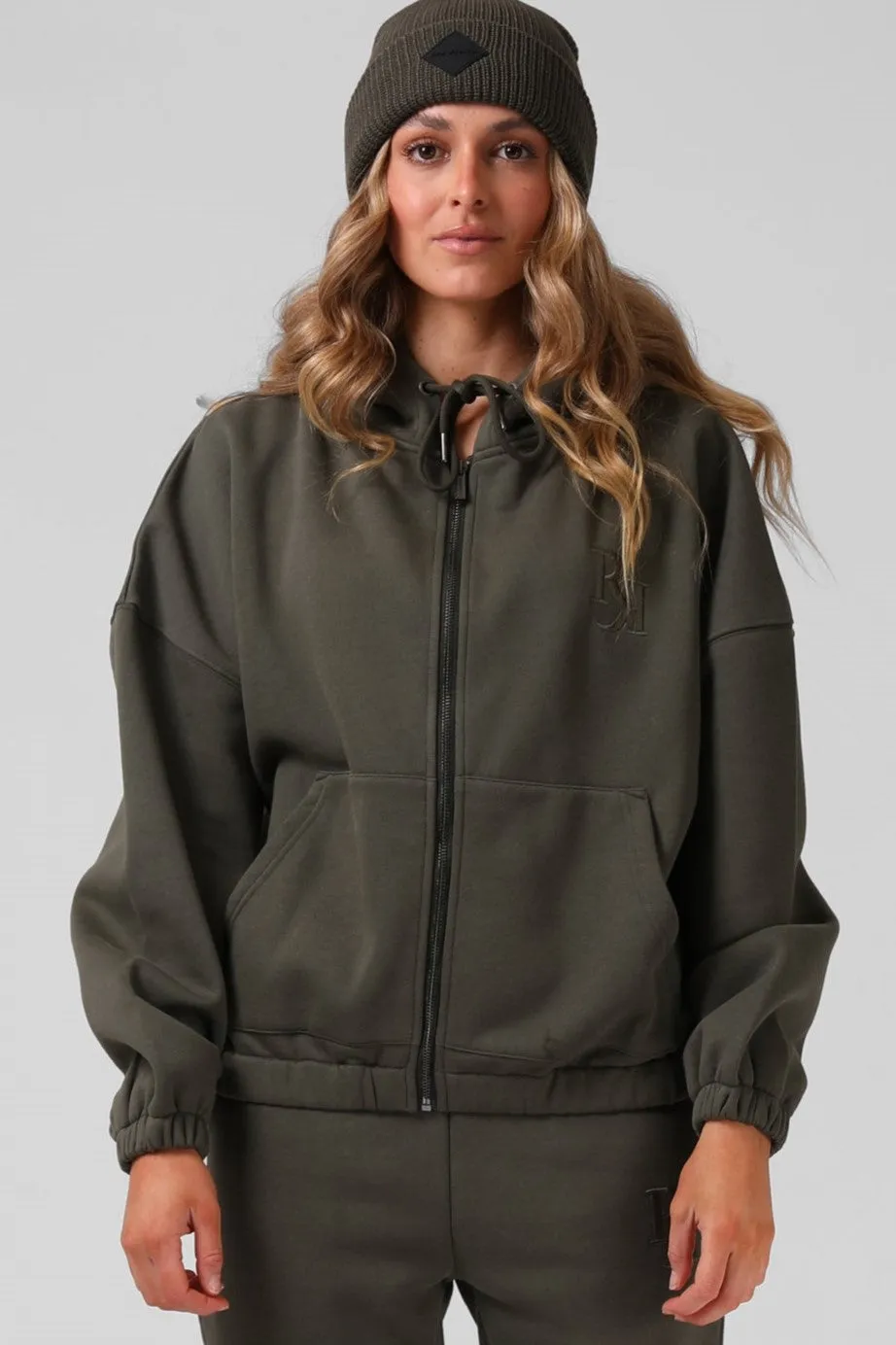 RPM Binate Zip Thru Dusty Olive