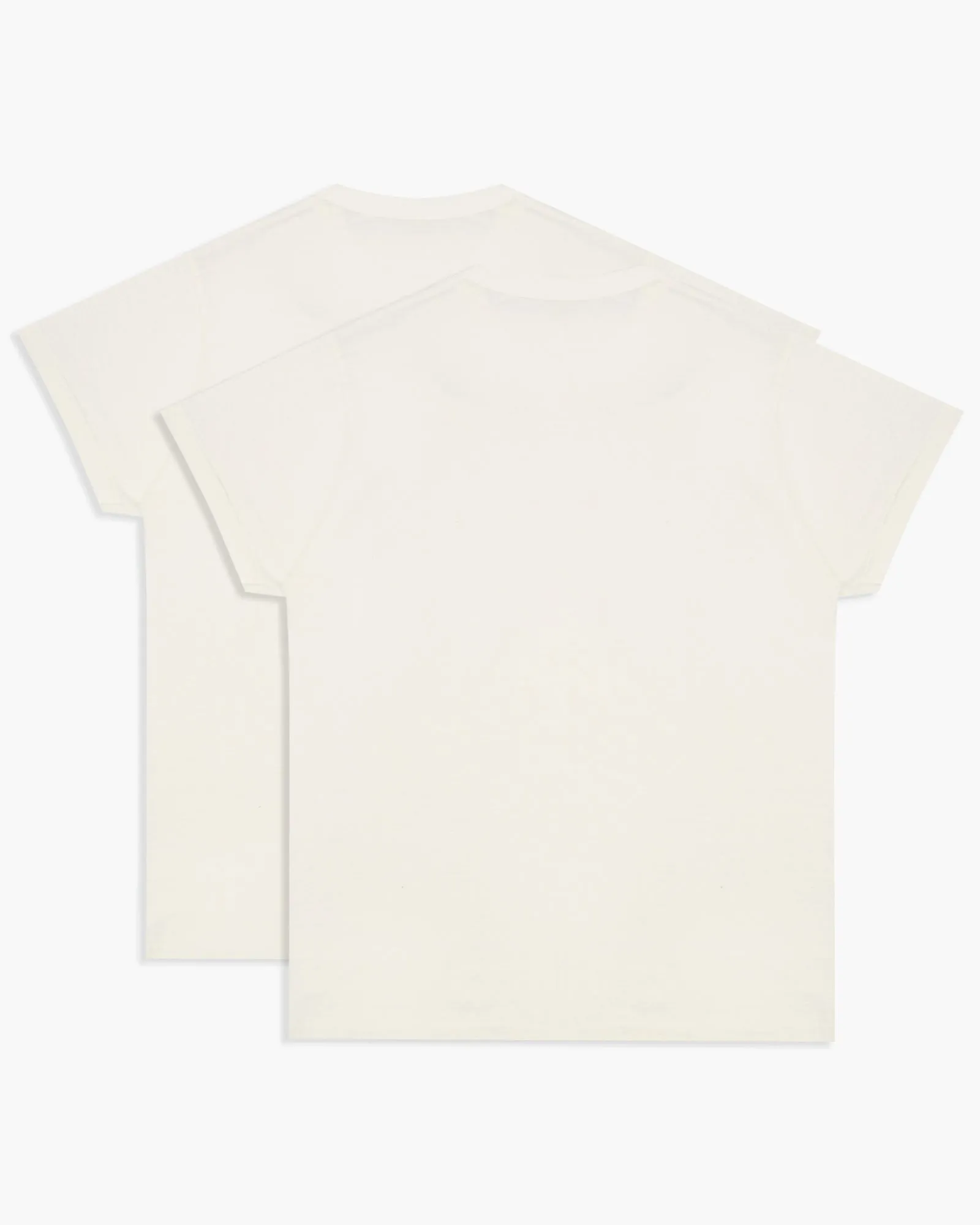 Samurai Jeans SJ2PST-CREW 2-Pack Loopwheel Tees - White