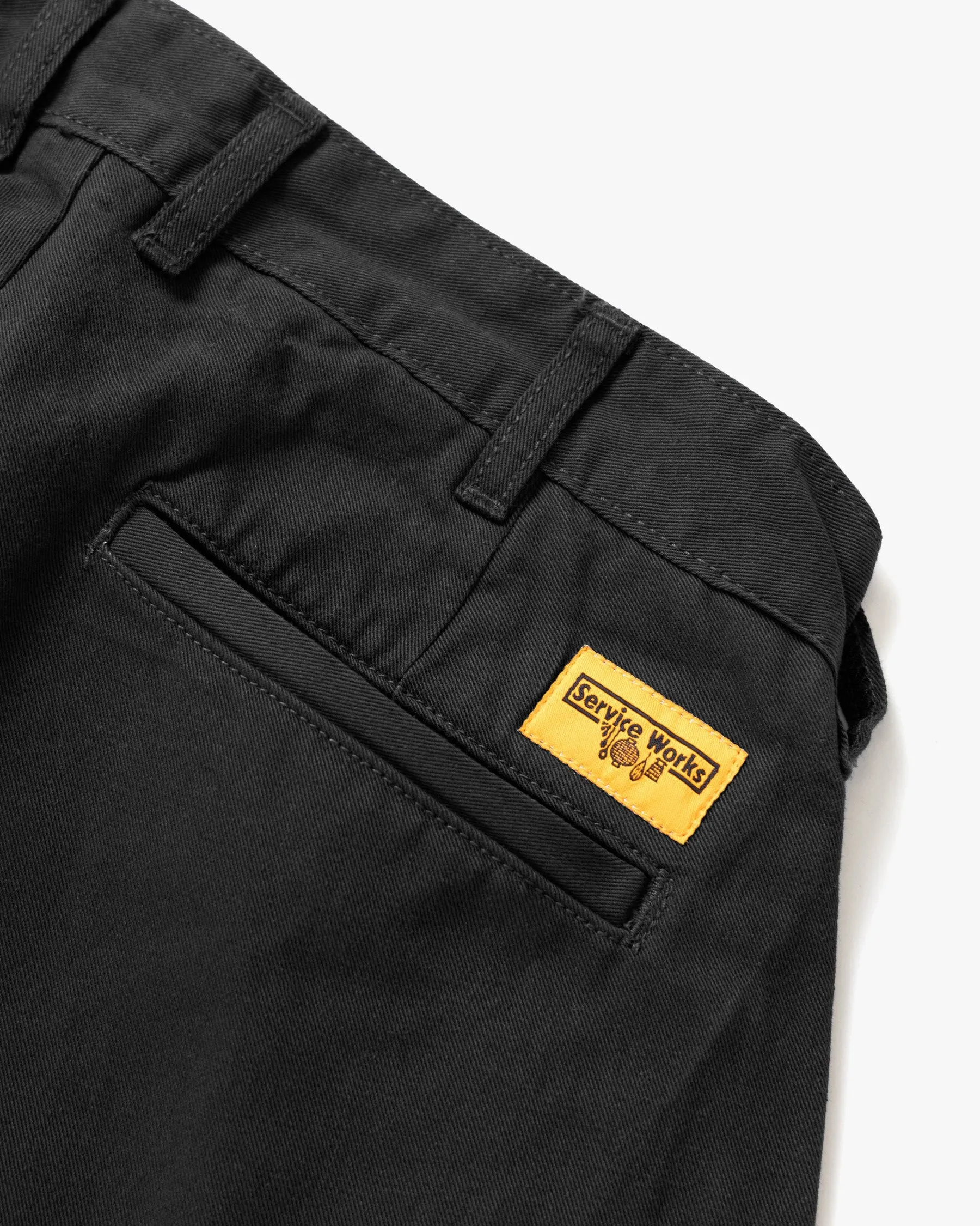 Service Works Drill Part Timer Pant - Black