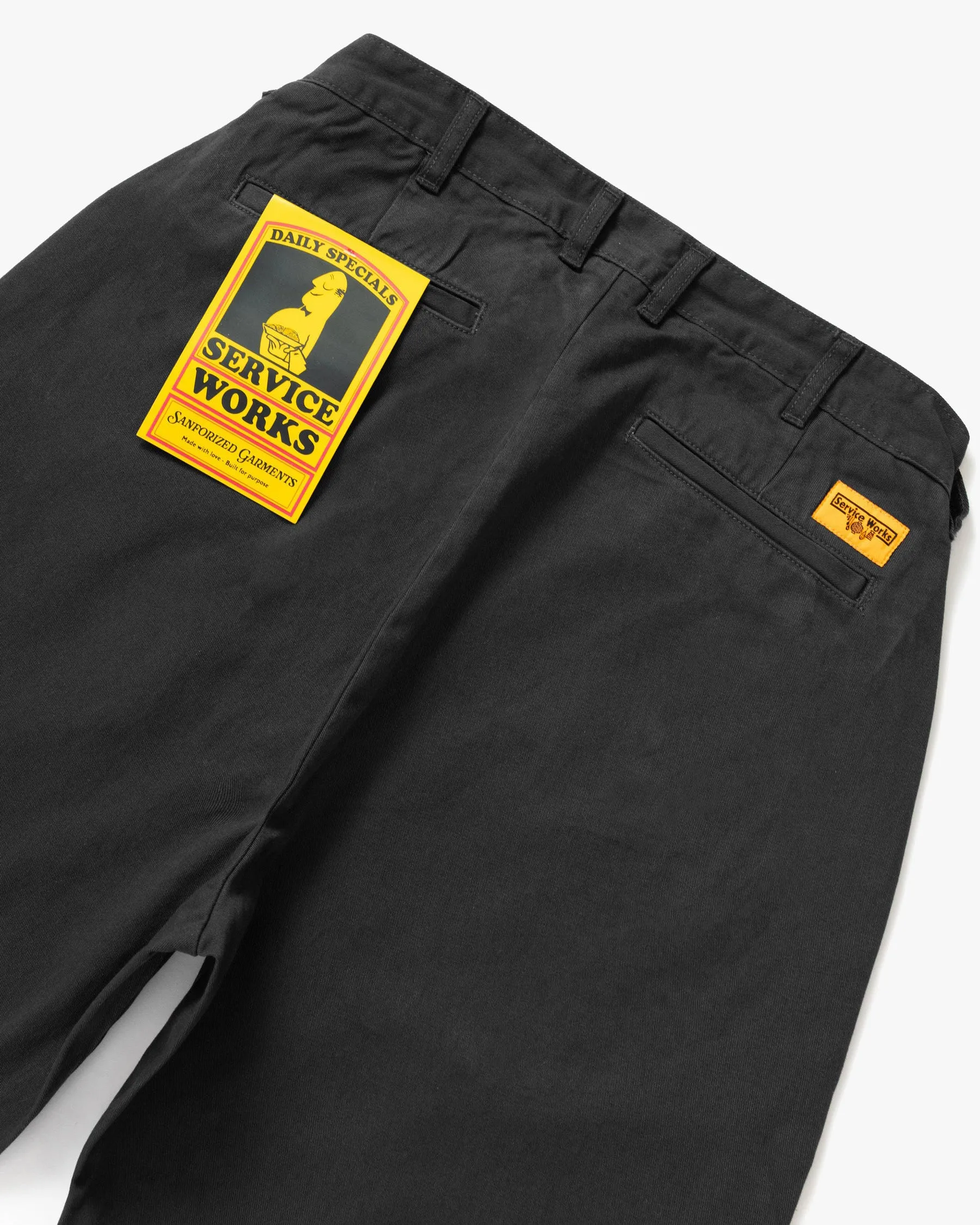 Service Works Drill Part Timer Pant - Black
