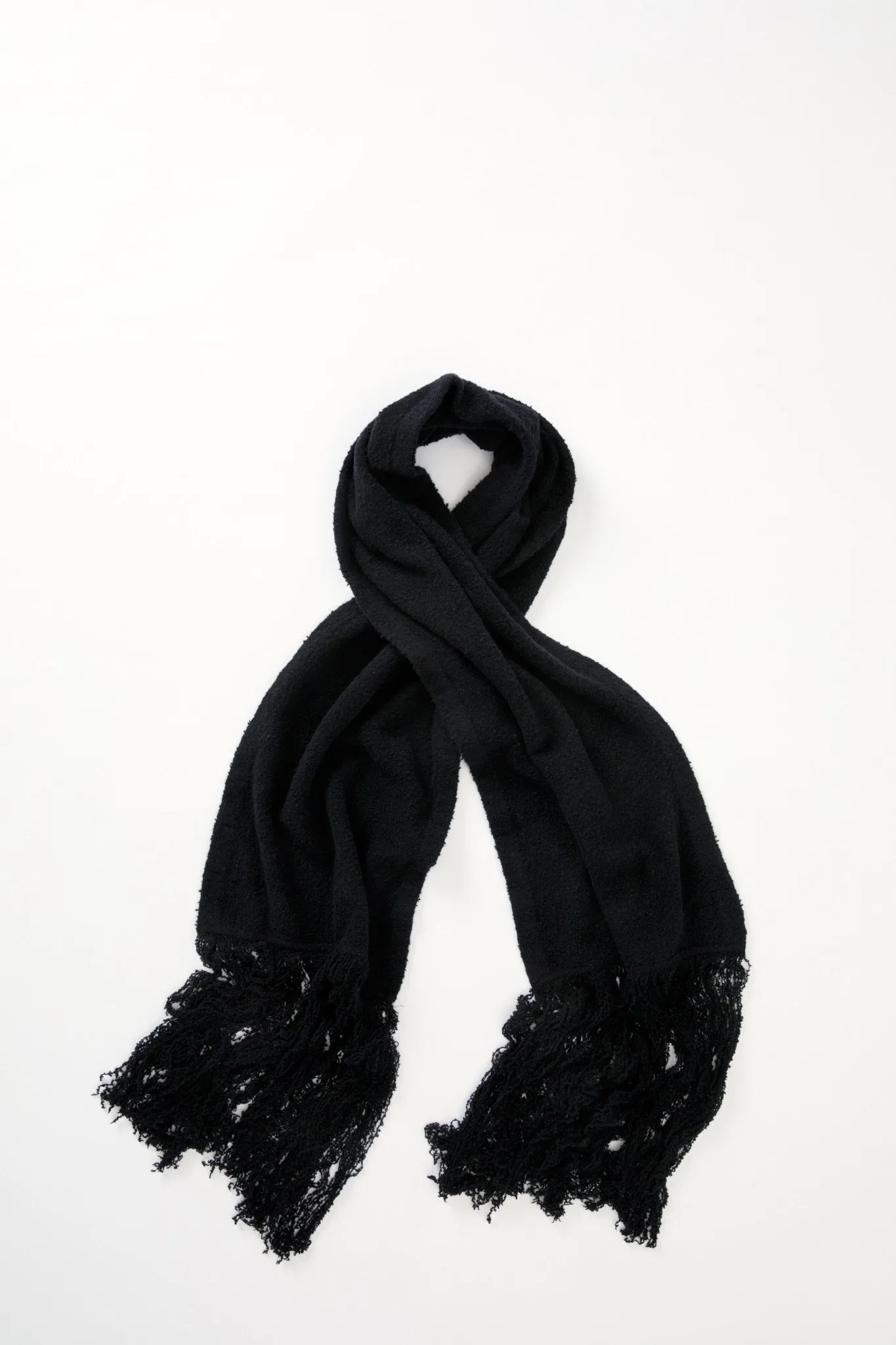 Sile wool scarf Black