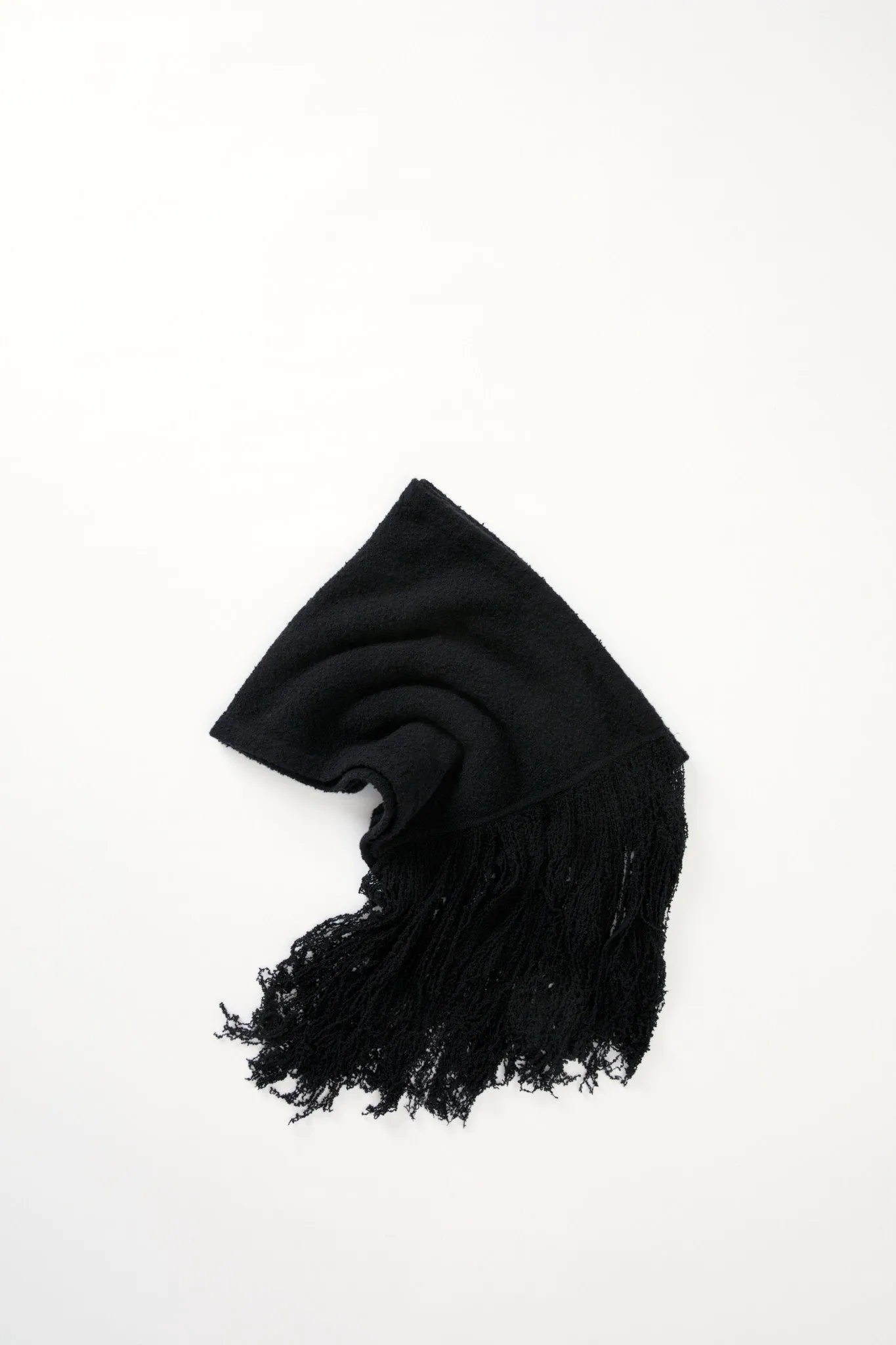 Sile wool scarf Black