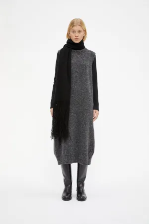 Sile wool scarf Black