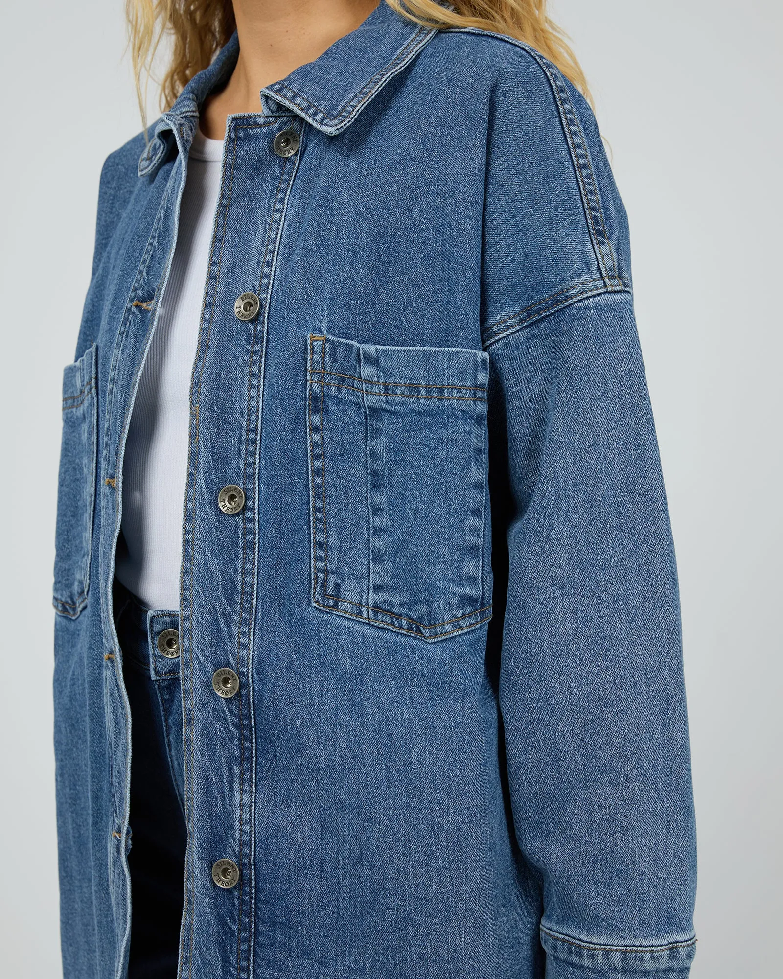 Silent Theory Jaye Shacket Mid Blue
