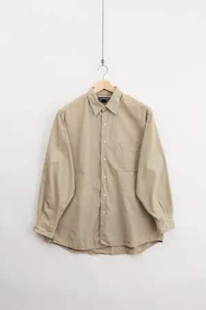 Silk twill shirt (L)