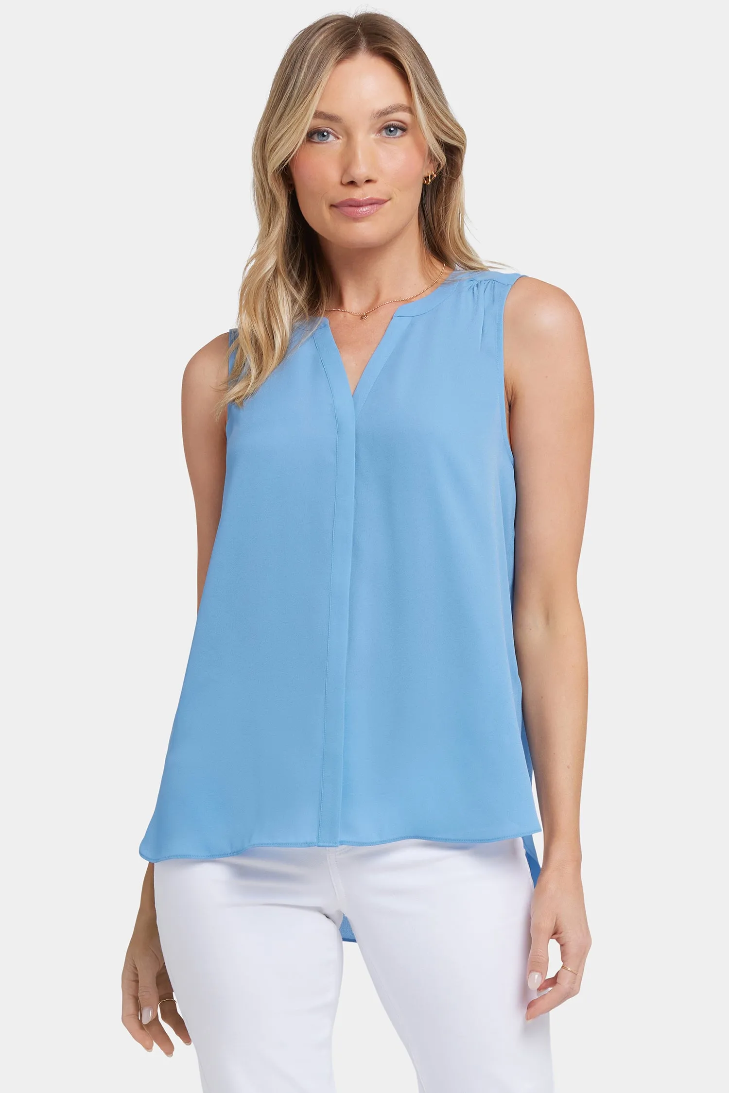 Sleeveless Pintuck Blouse - Pacific Coast