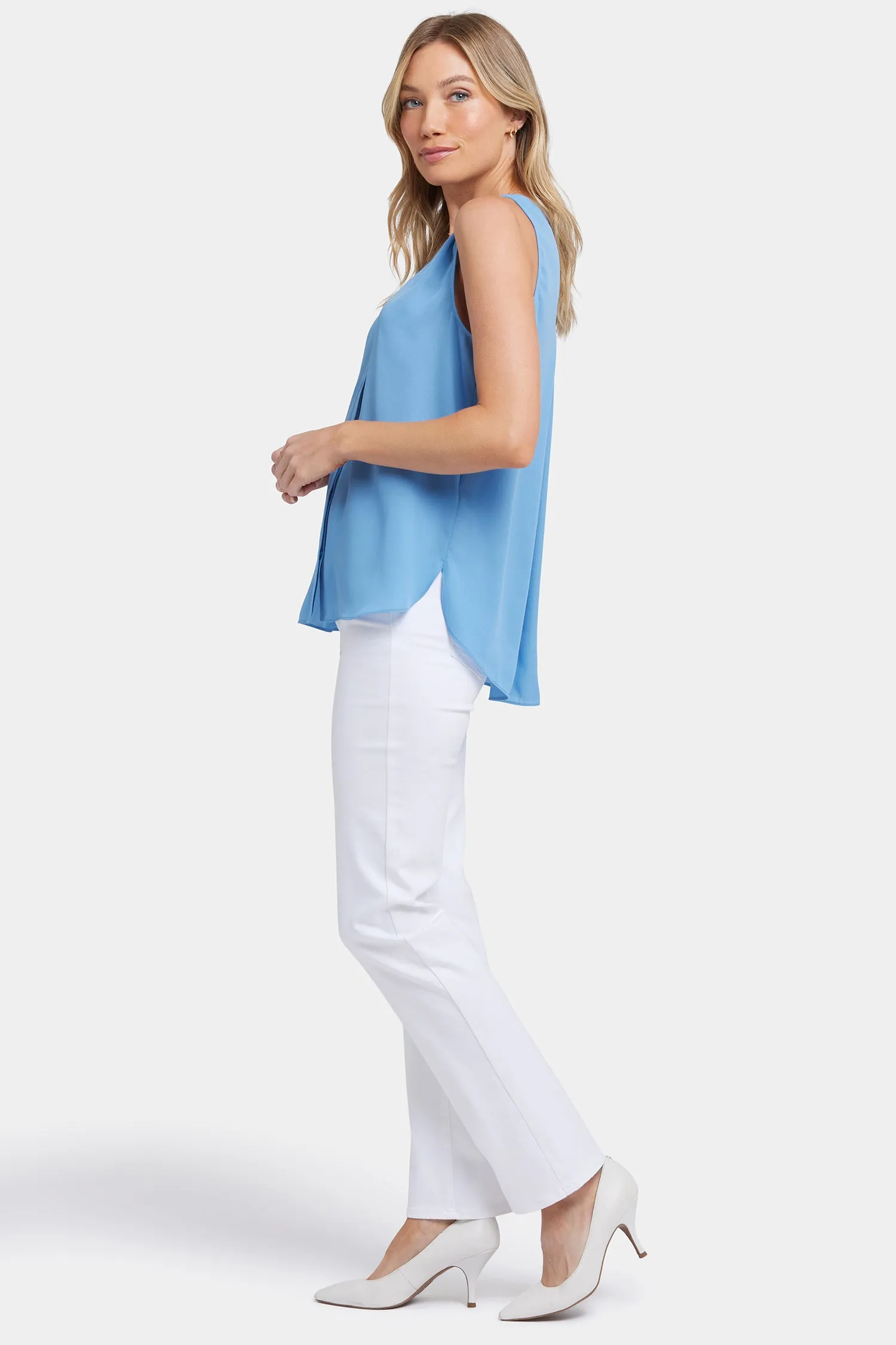 Sleeveless Pintuck Blouse - Pacific Coast