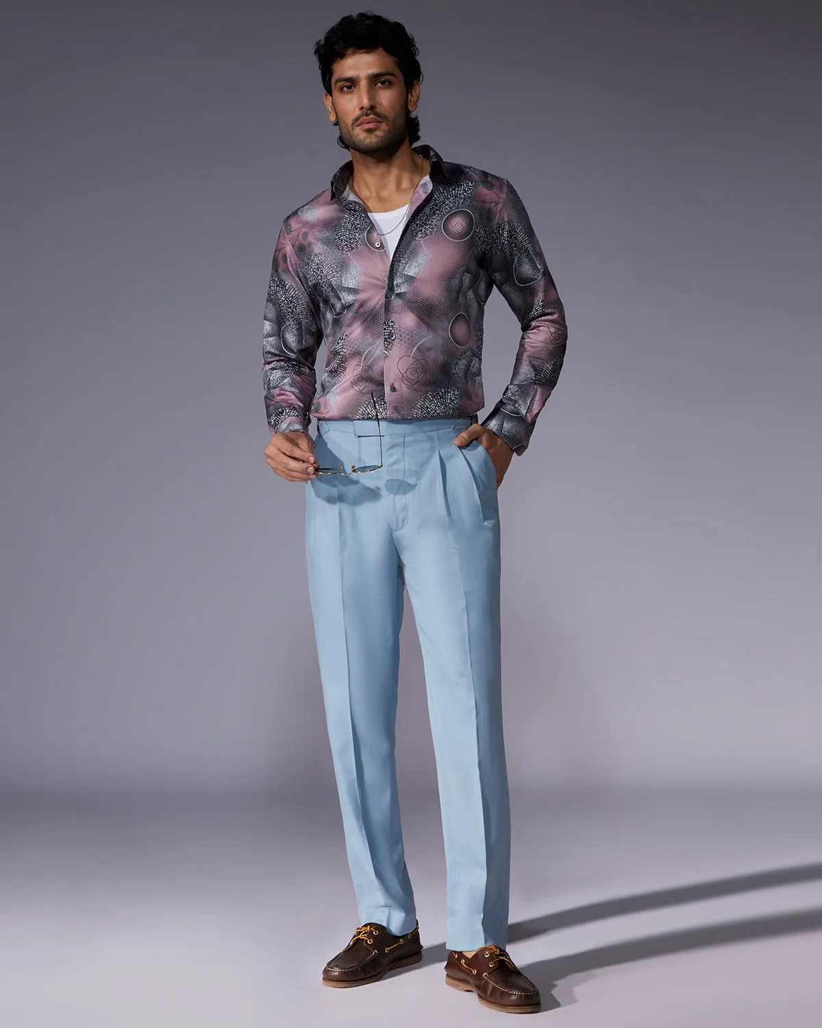 Solara Neapolitan Dress Pants - Light Blue