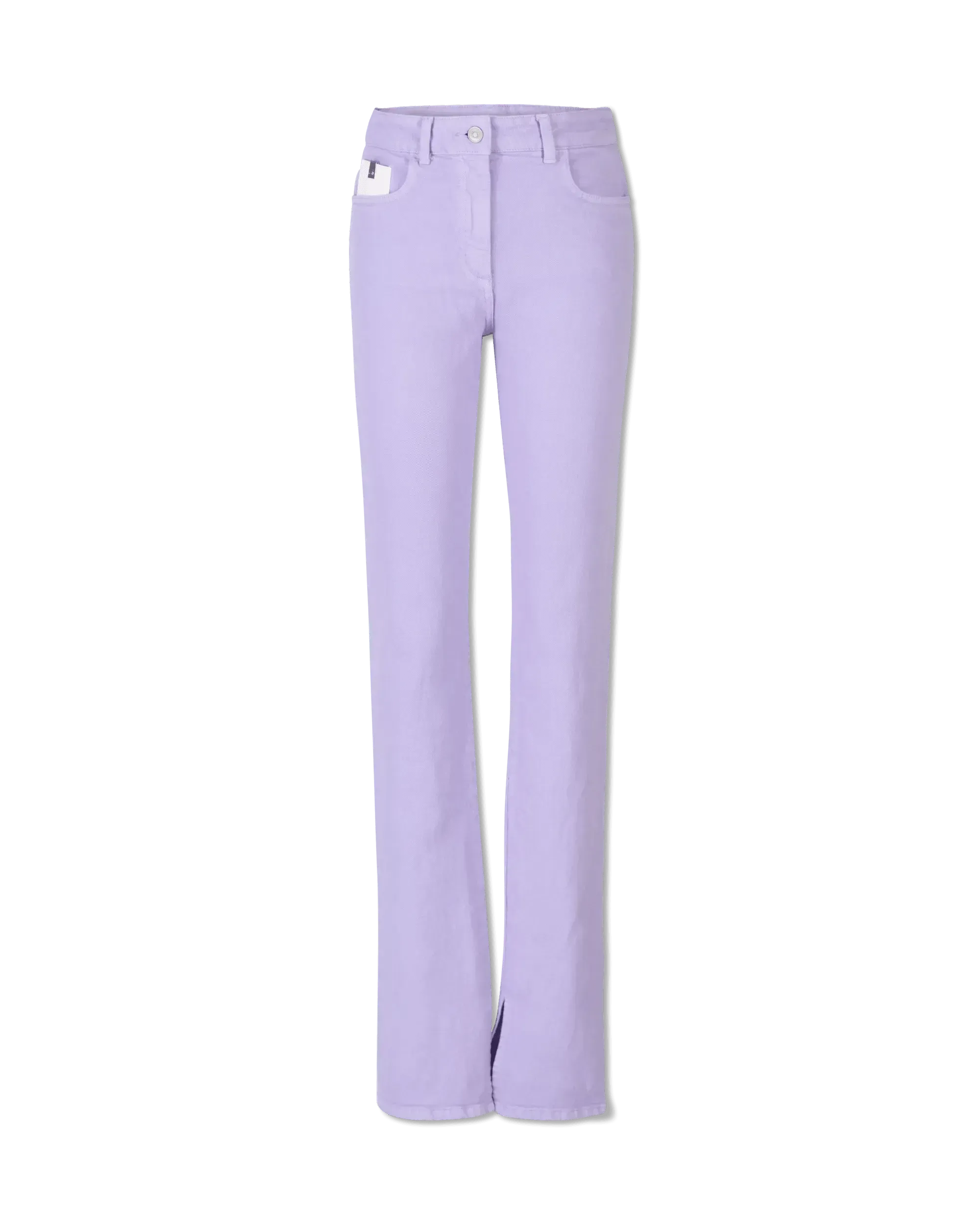 Spliced Hem 5 Pocket Jeans