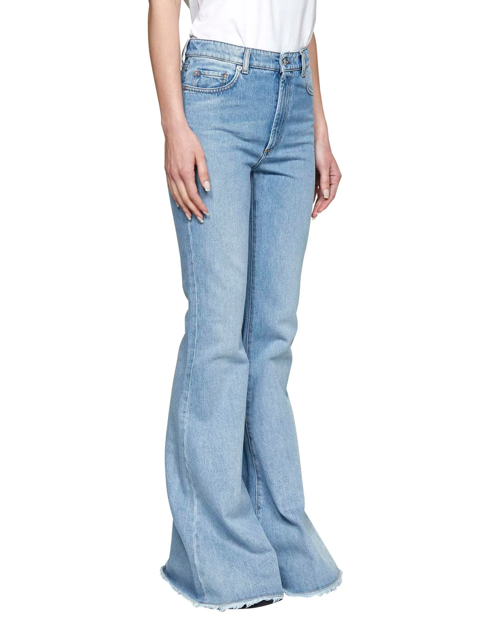Sportmax Wide Leg Denim Jeans