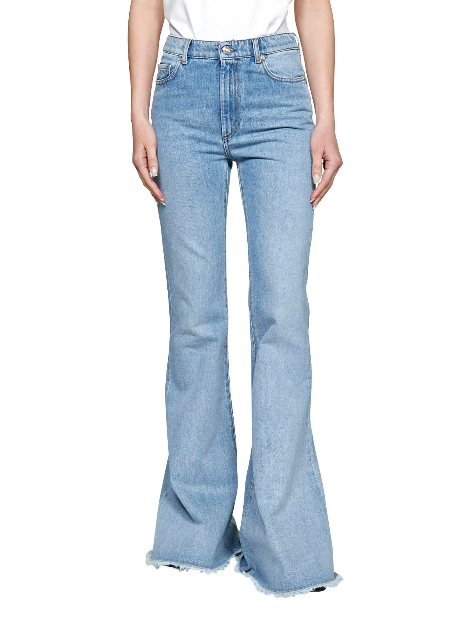 Sportmax Wide Leg Denim Jeans