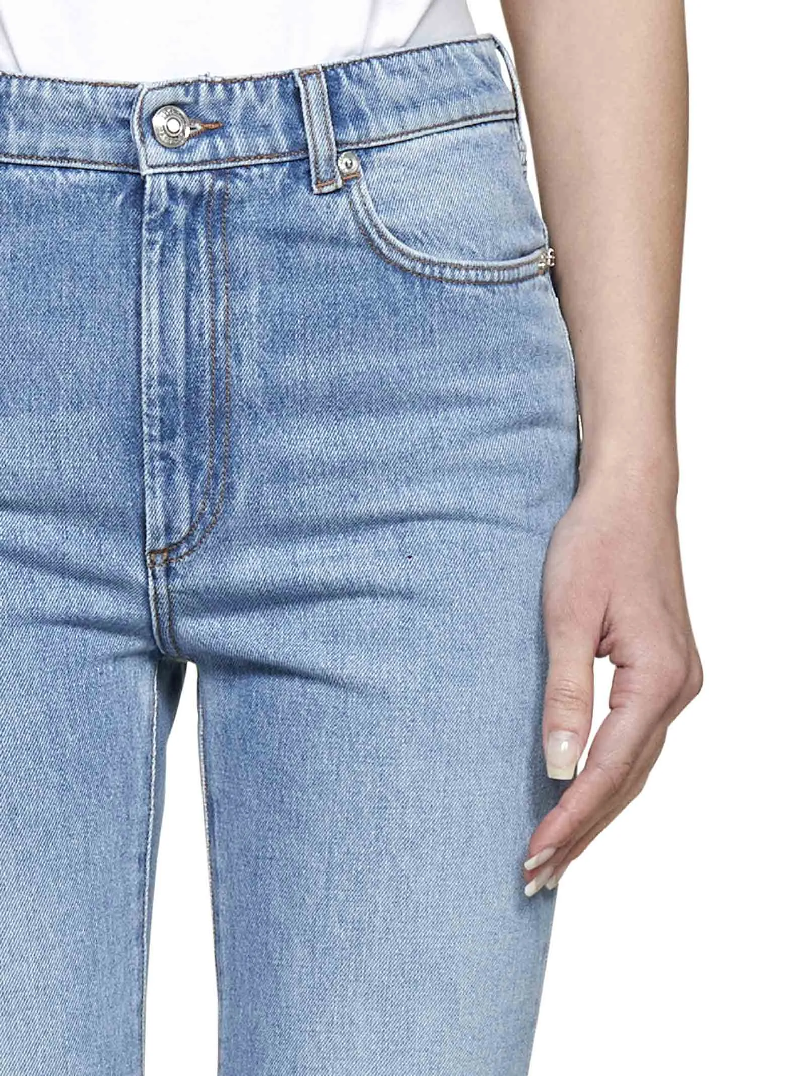 Sportmax Wide Leg Denim Jeans