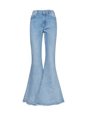Sportmax Wide Leg Denim Jeans