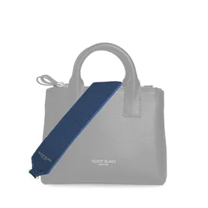 Stampato Leather Wide Strap - Blue Jeans