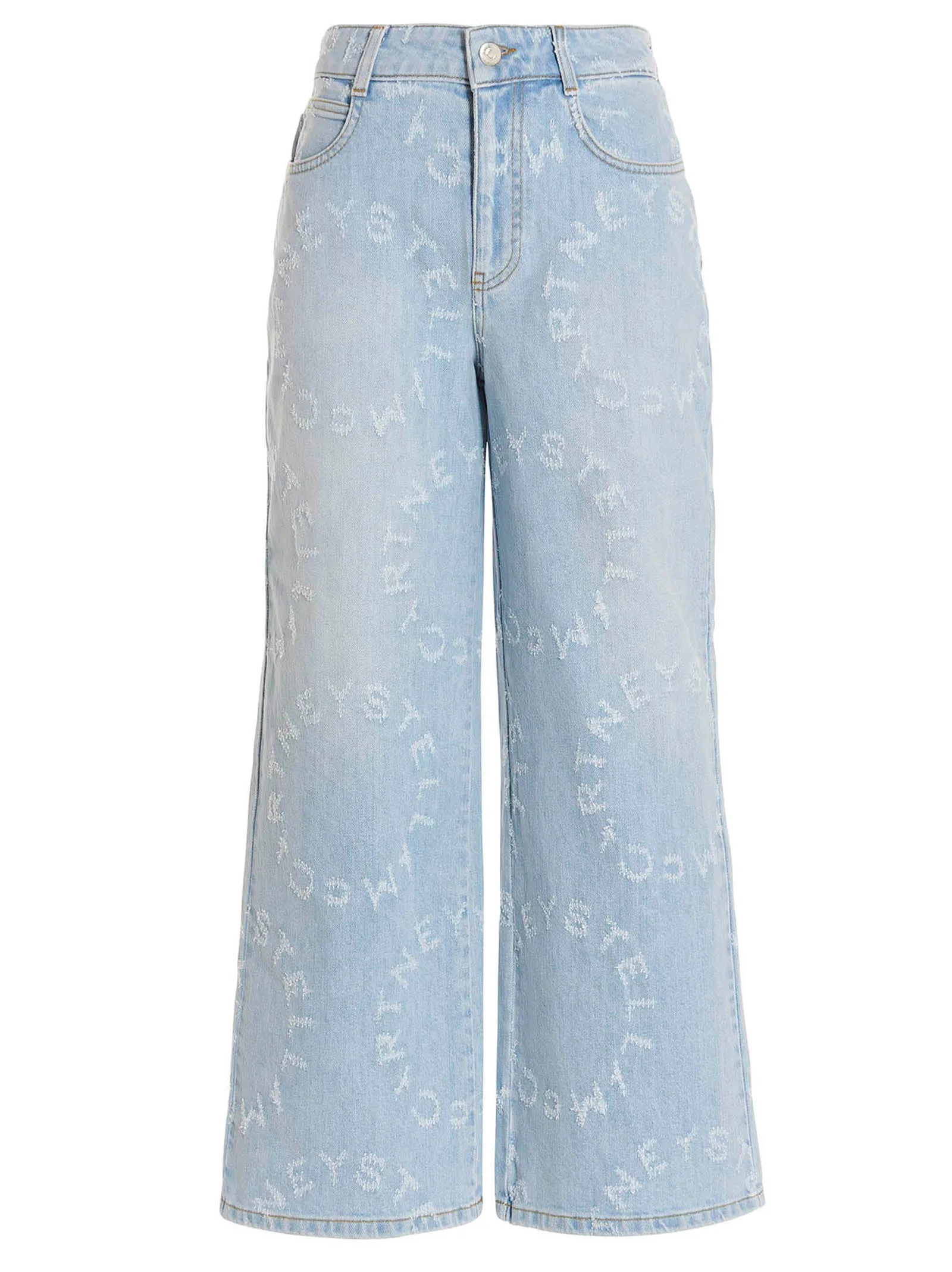 Stella McCartney Distressed High-Rise Jeans