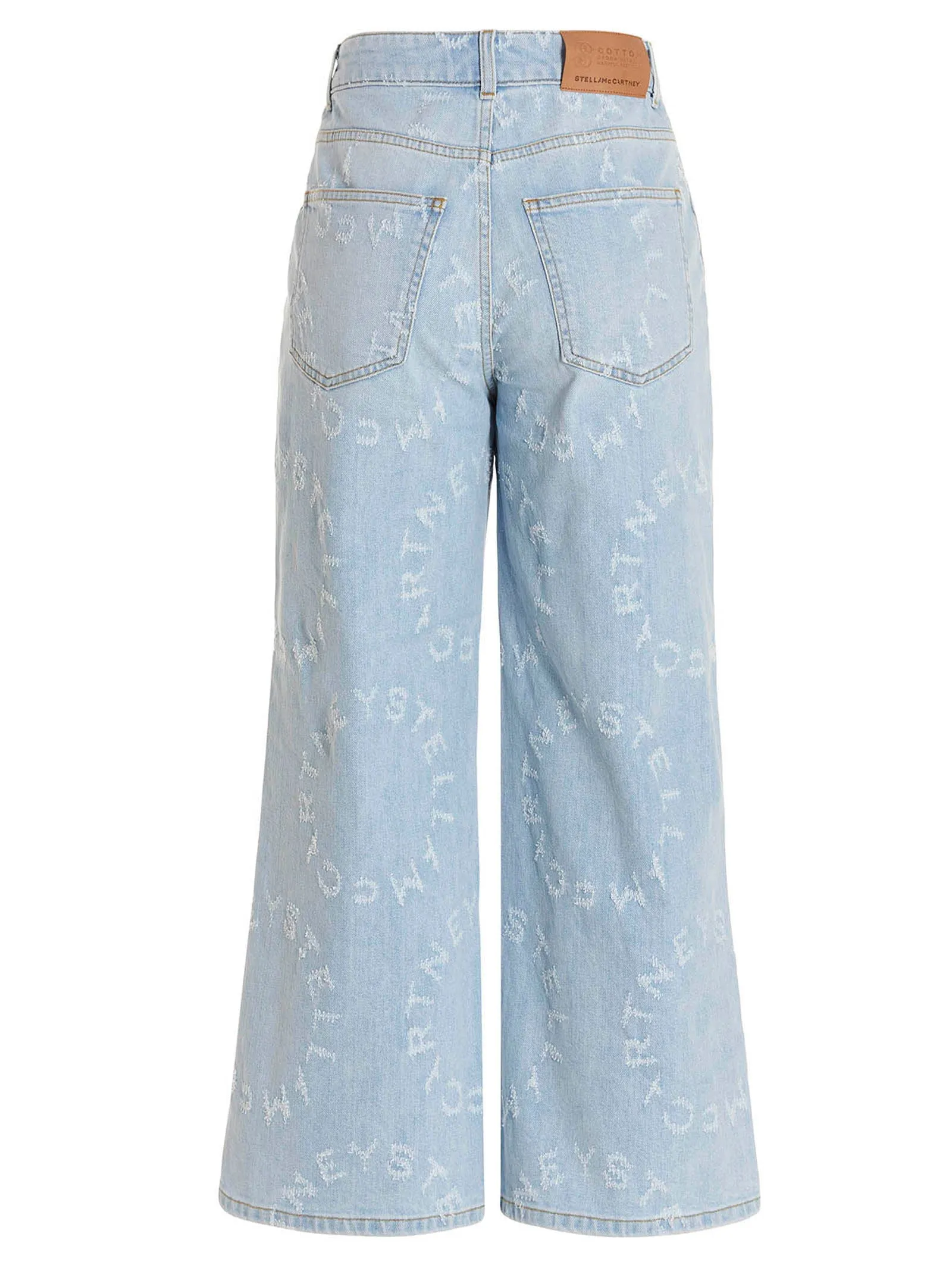 Stella McCartney Distressed High-Rise Jeans