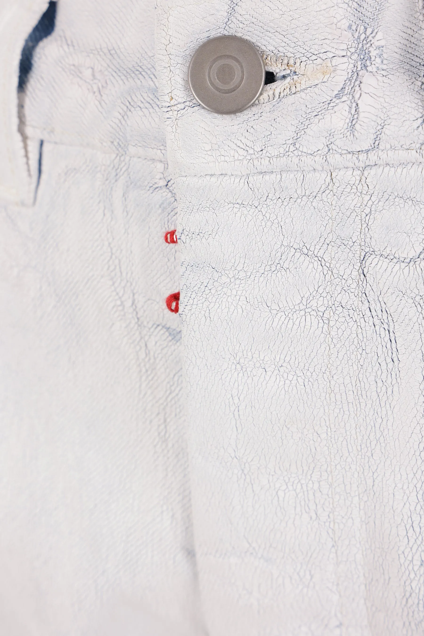 straight-leg jeans in Bianchetto denim
