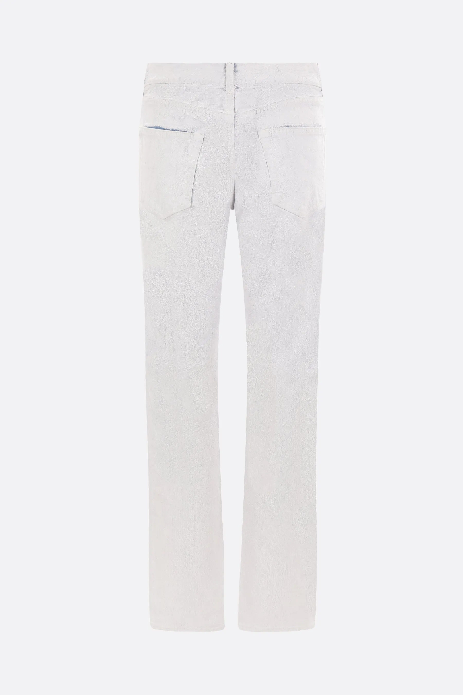 straight-leg jeans in Bianchetto denim