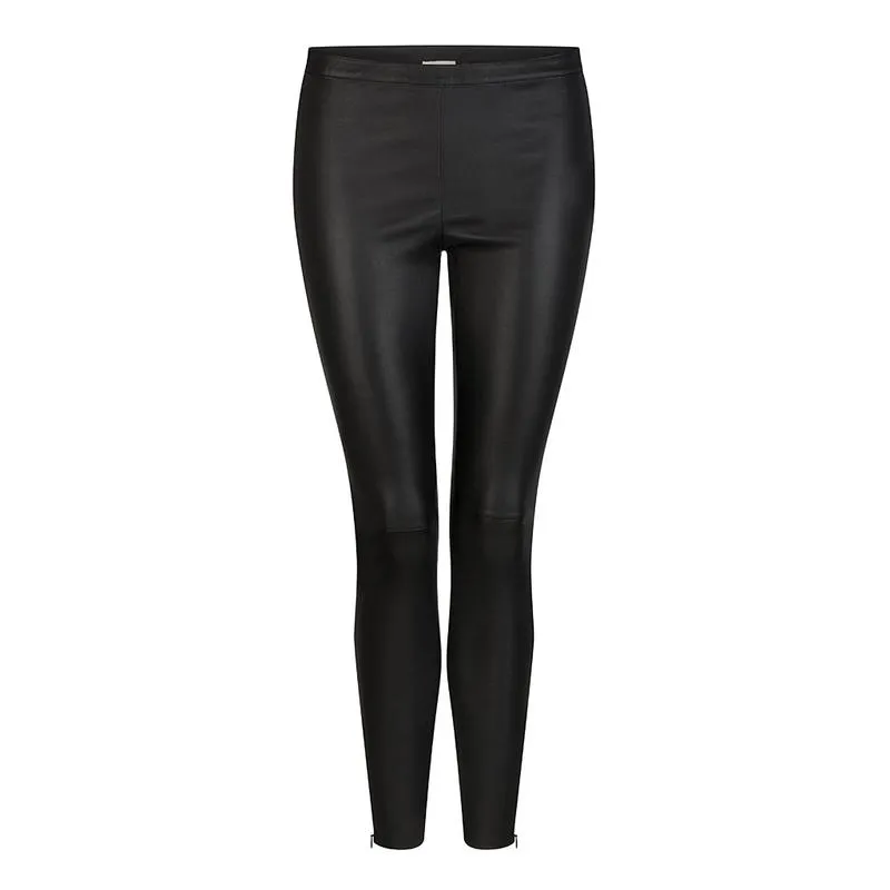Stretch Leather Legging