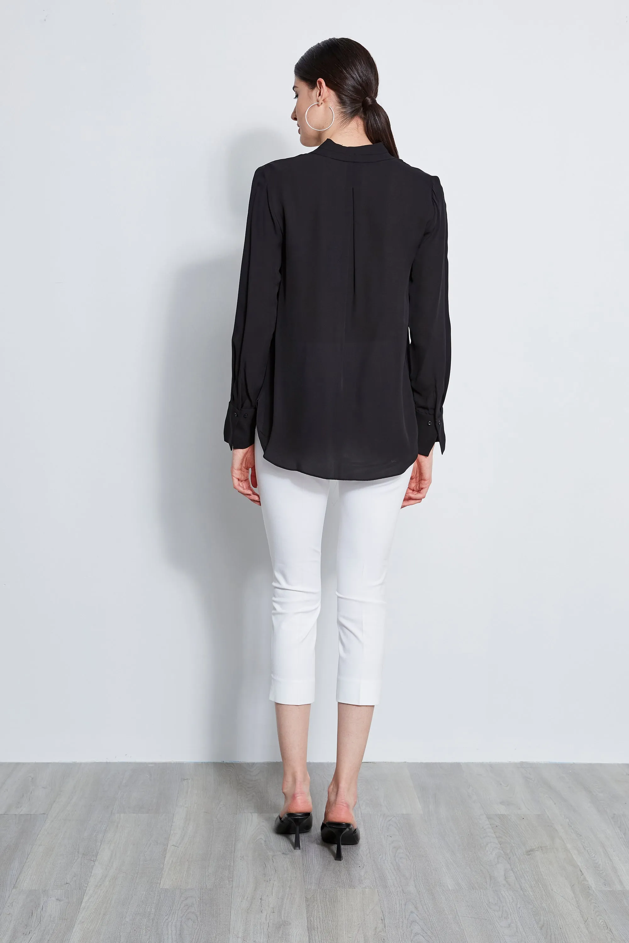 Stretch-Twill Cropped Pant Pant