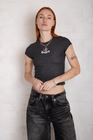 Stripe Logo Baby Tee