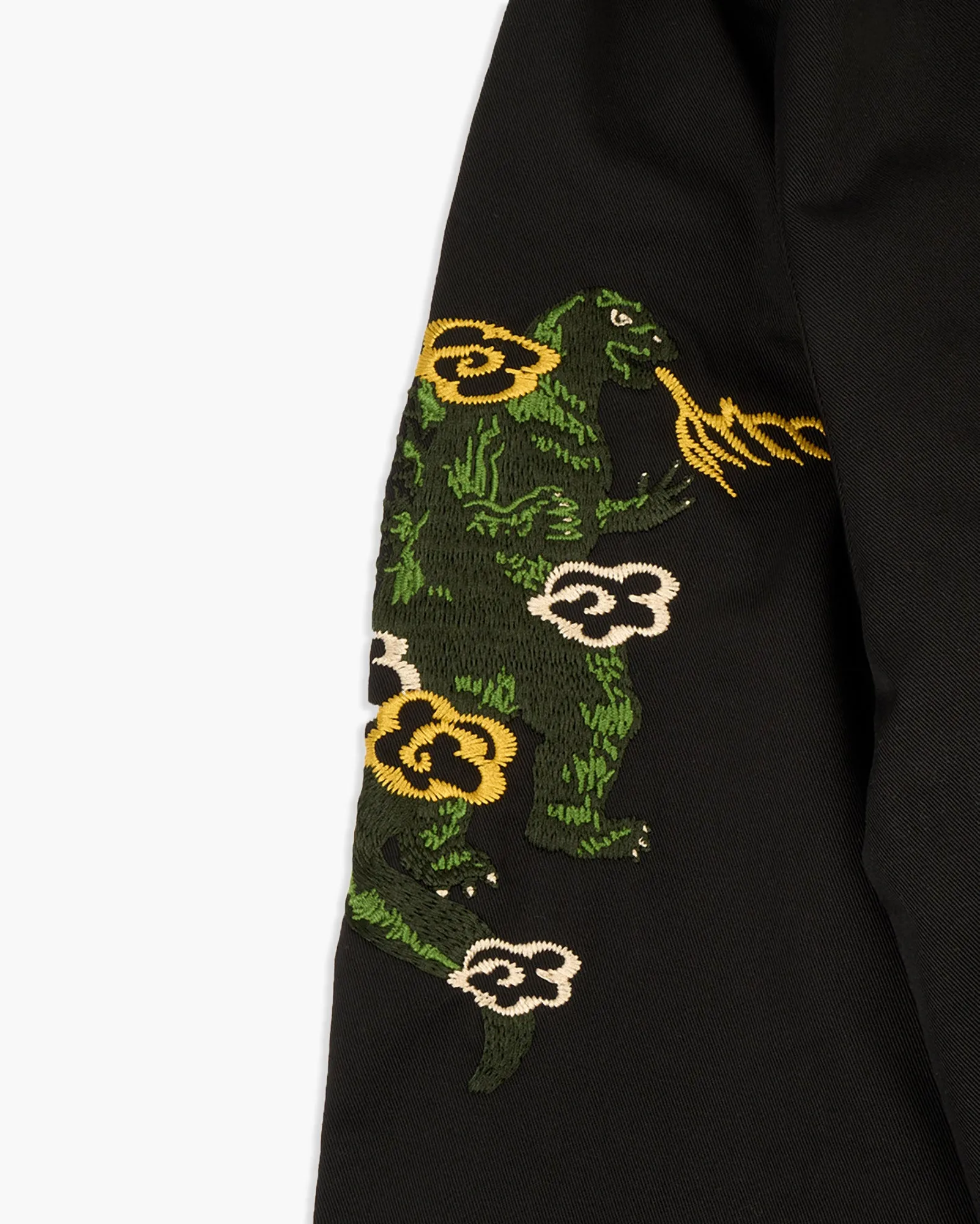 Studio D'Artisan GZ-014 'Mothra vs Godzilla' Embroidered Souvenir Jacket - Black