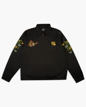 Studio D'Artisan GZ-014 'Mothra vs Godzilla' Embroidered Souvenir Jacket - Black