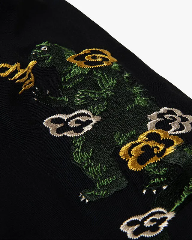 Studio D'Artisan GZ-014 'Mothra vs Godzilla' Embroidered Souvenir Jacket - Black