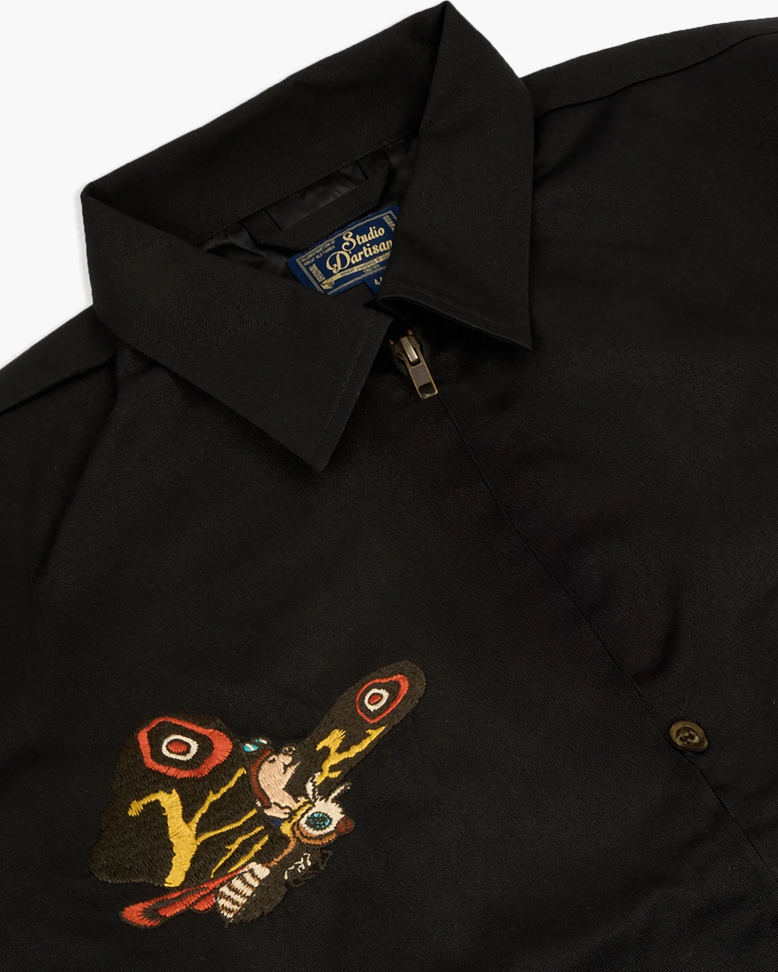 Studio D'Artisan GZ-014 'Mothra vs Godzilla' Embroidered Souvenir Jacket - Black