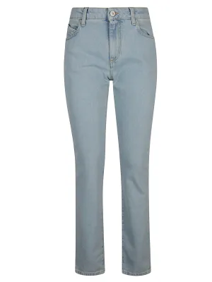 The Attico High Waisted Straight Jeans