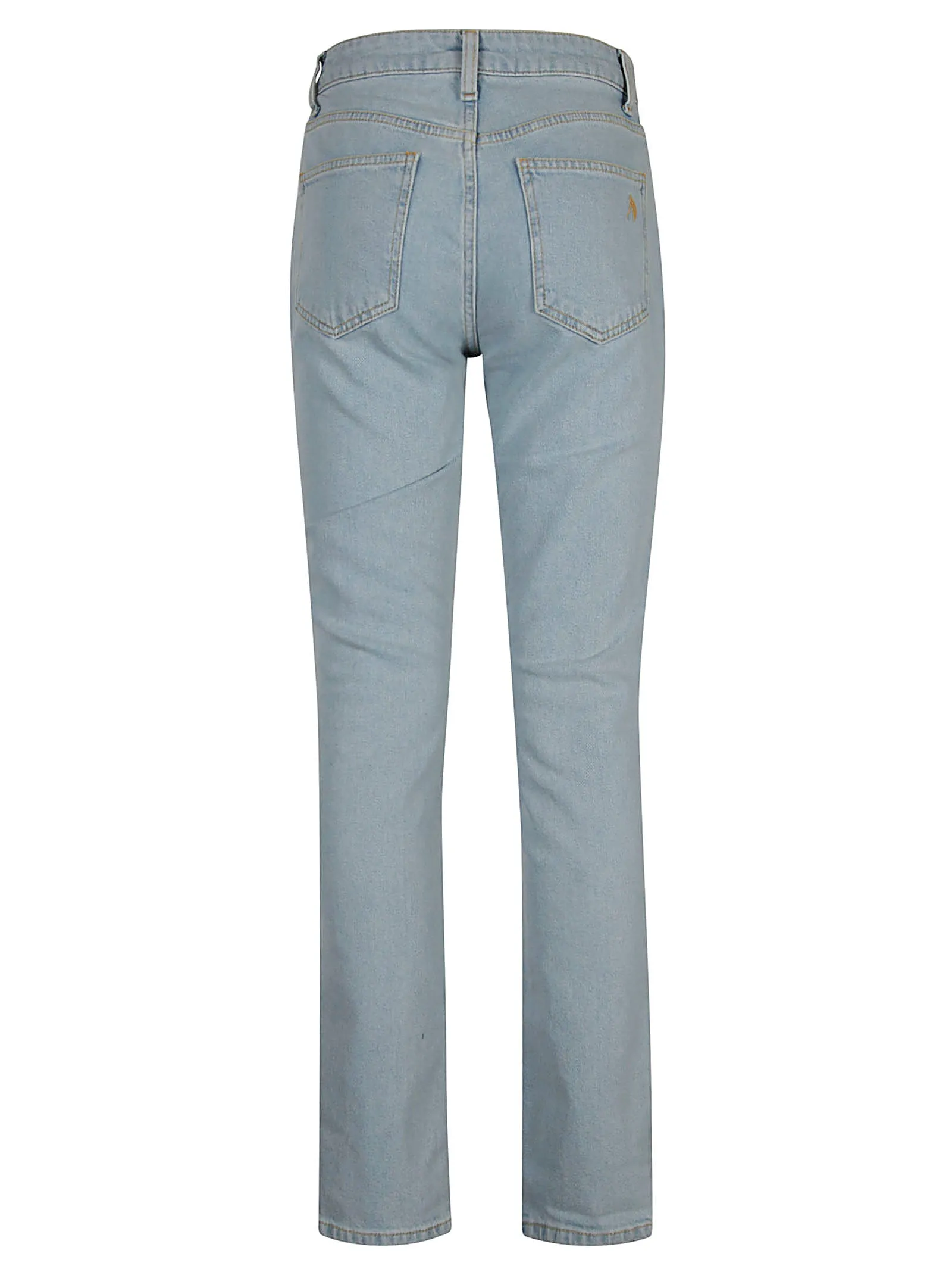 The Attico High Waisted Straight Jeans
