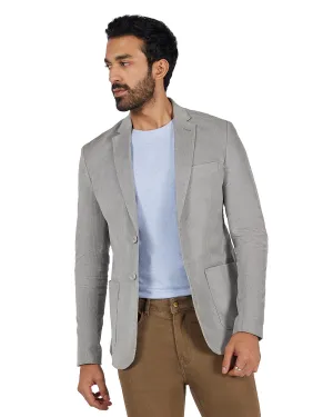 The Belgravia Stretch Corduroy Blazer - Light Grey