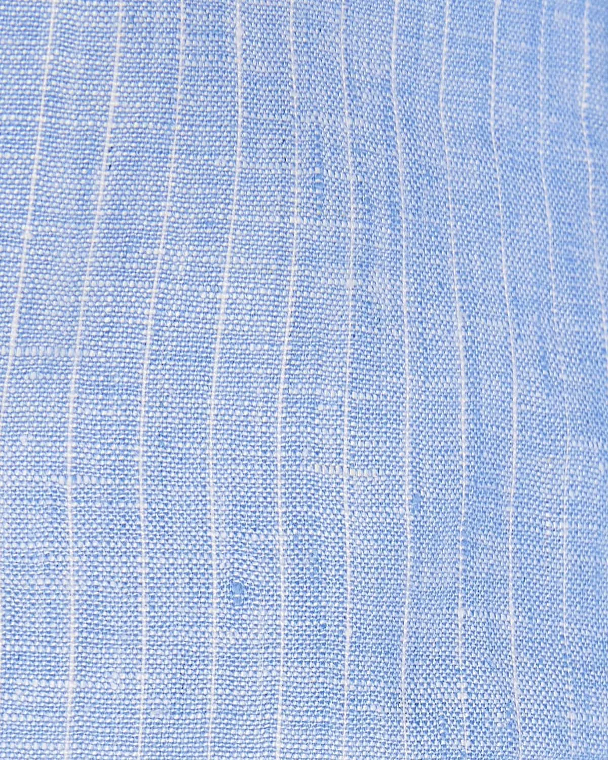 The Riverrun Striped Linen Blazer - Light Blue