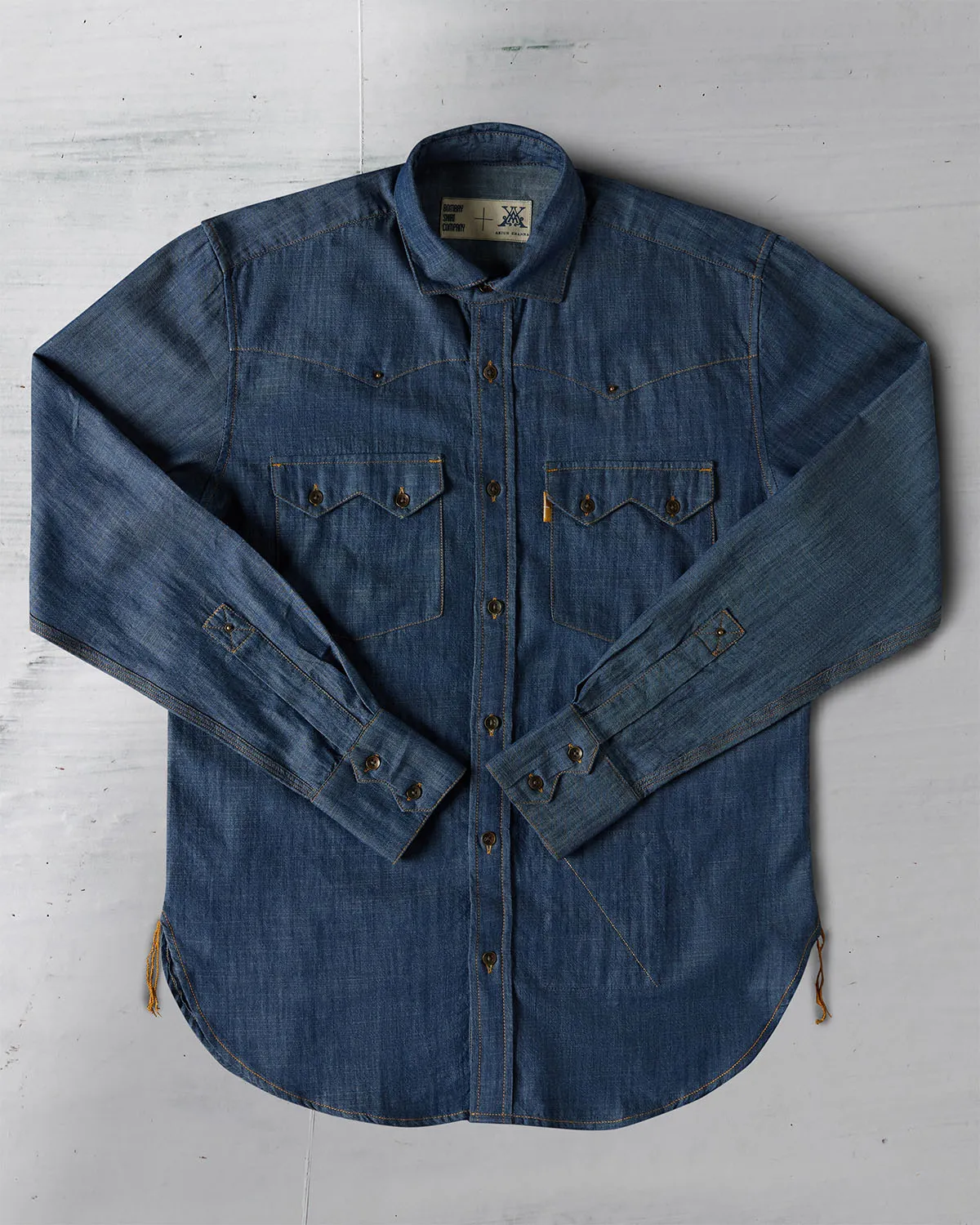 The Twin Peaks Shirt - Mid Blue