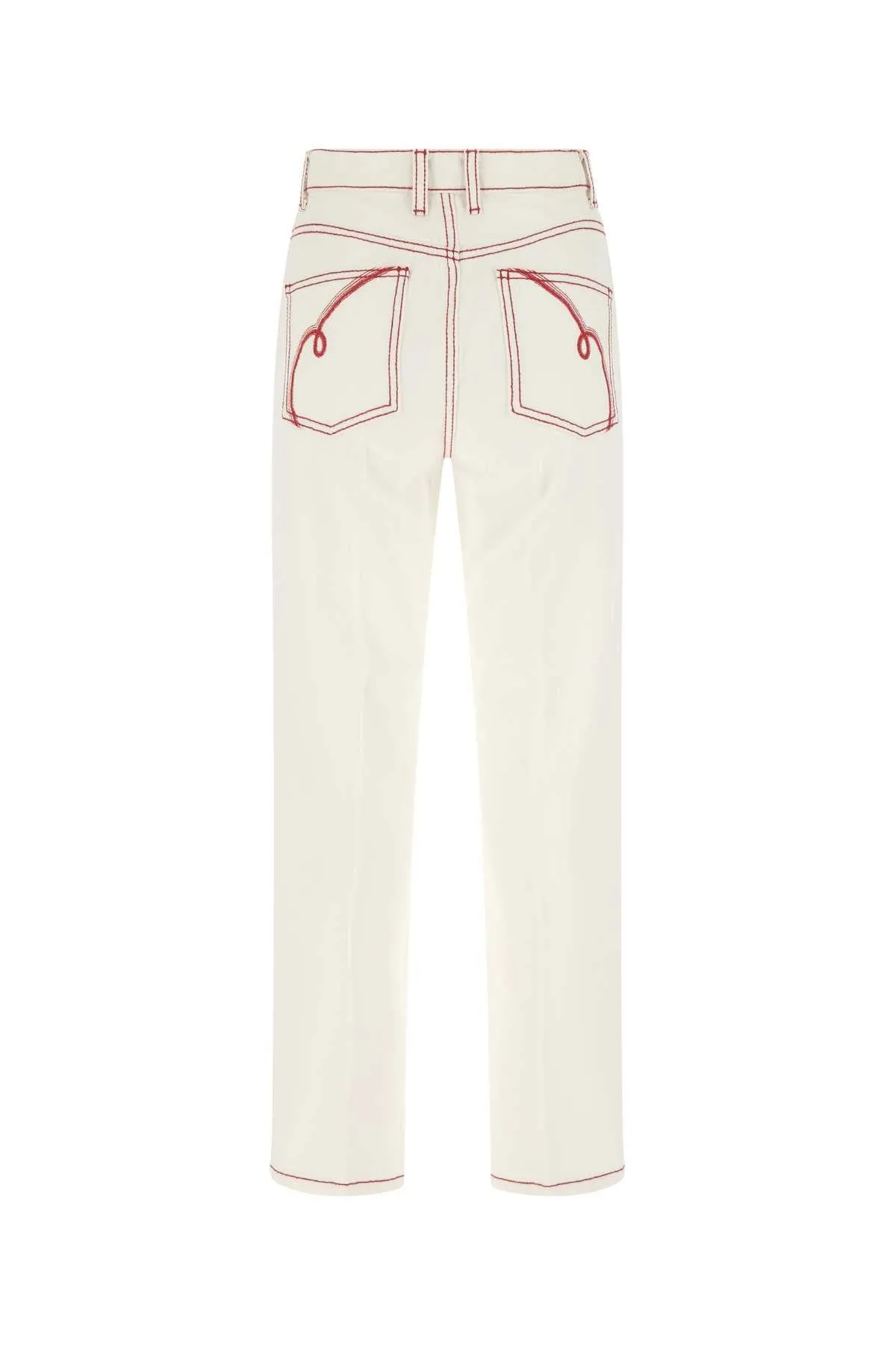 Tory Burch High-Rise Straight-Leg Jeans