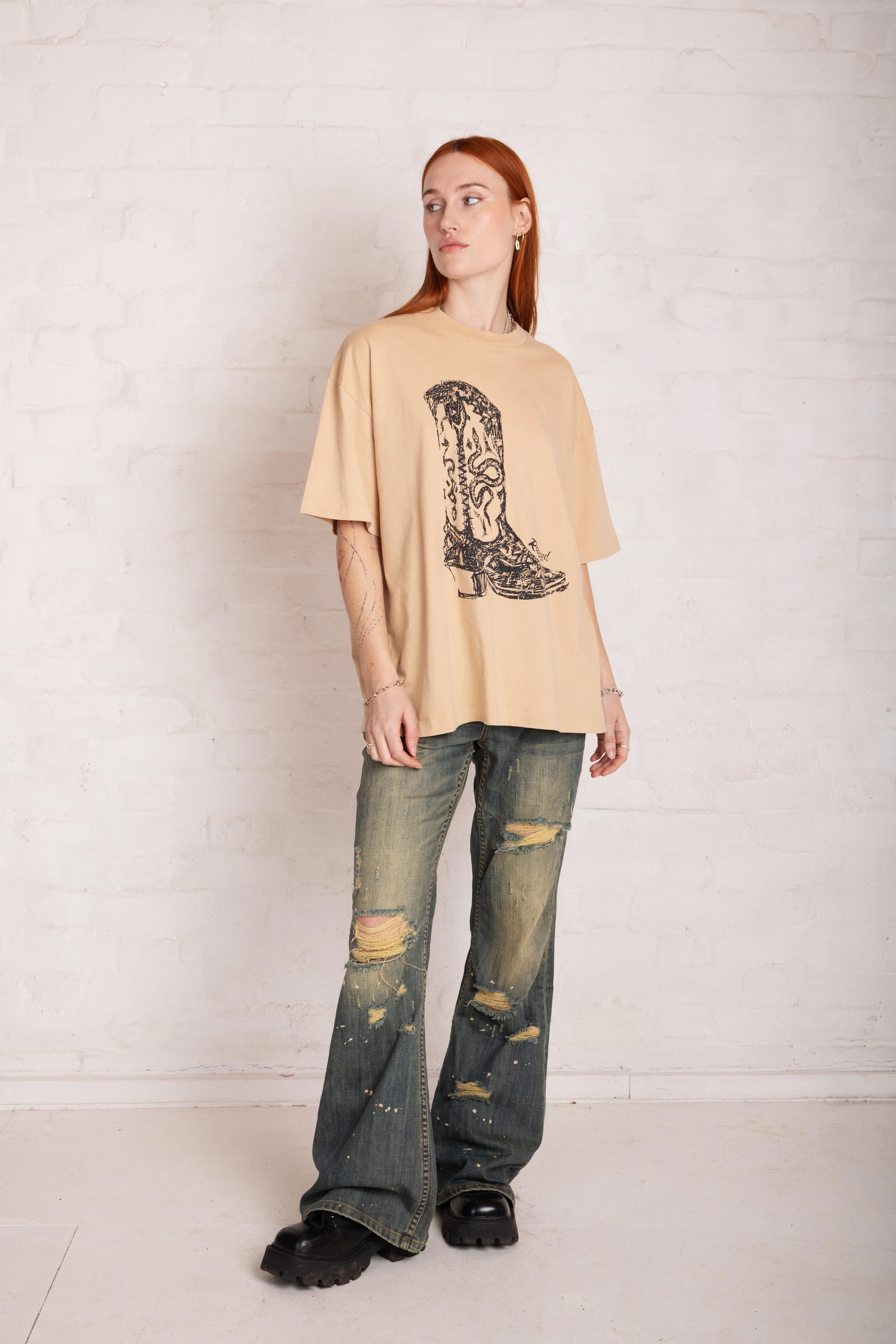 Tough Cowboy Boot Graphic Tee