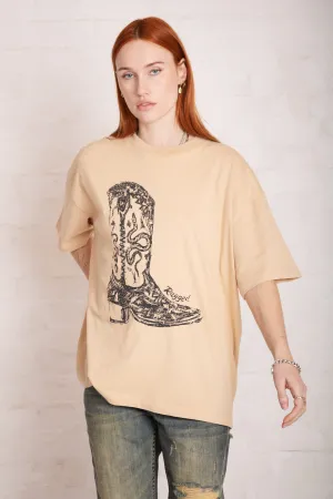 Tough Cowboy Boot Graphic Tee
