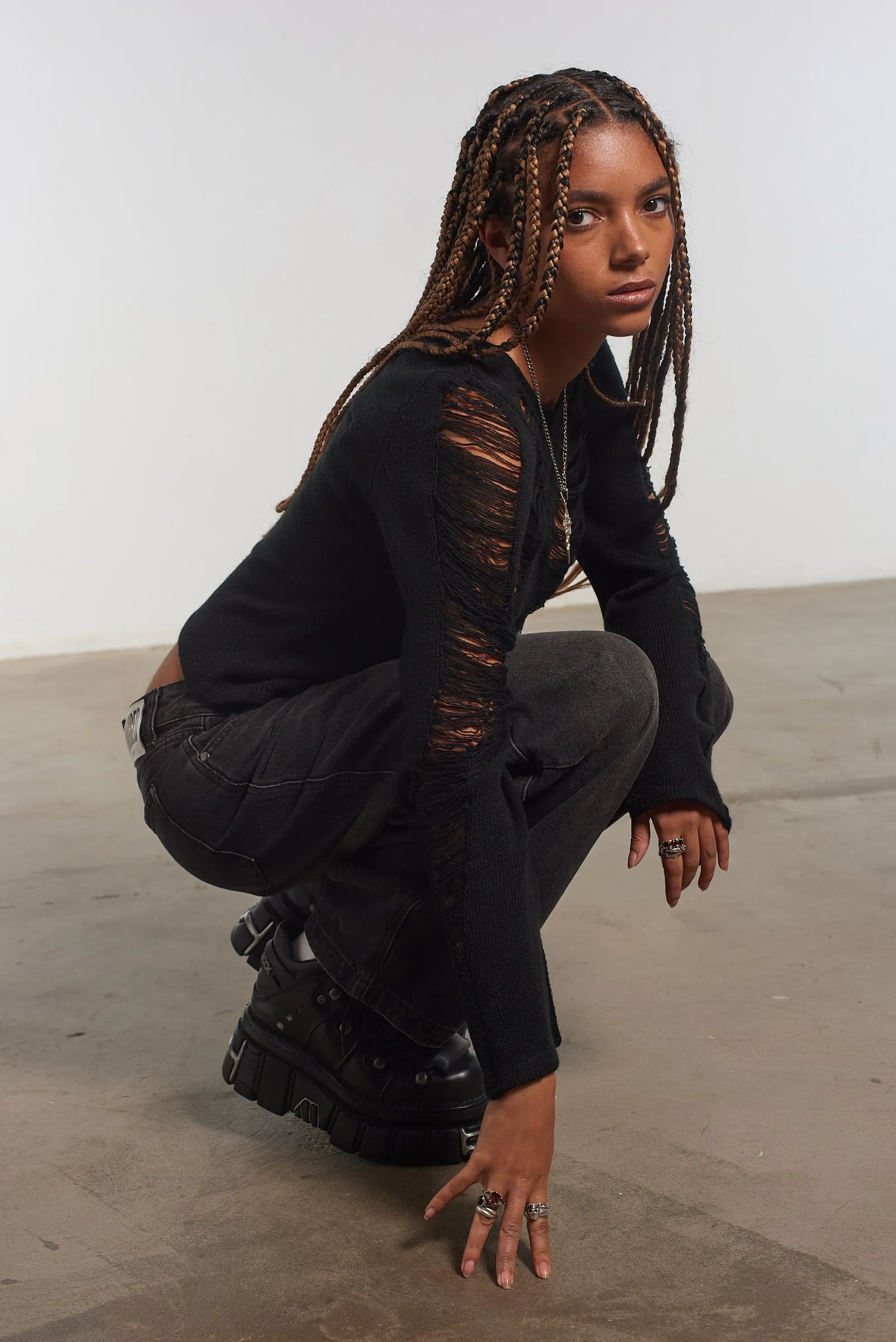 Vamp Ladder Knit
