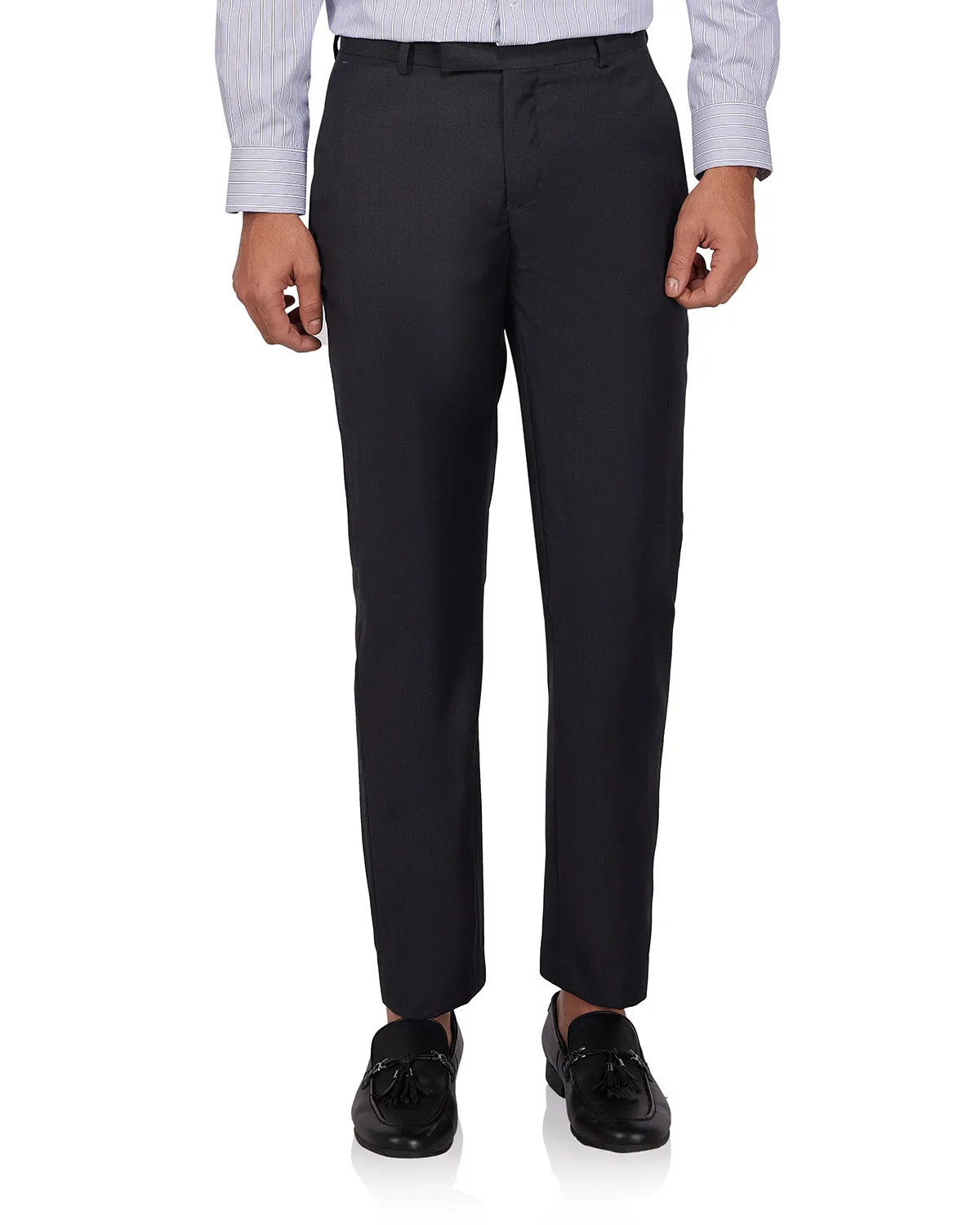 Veritas Merino Wool Dress Pants - Dark Grey