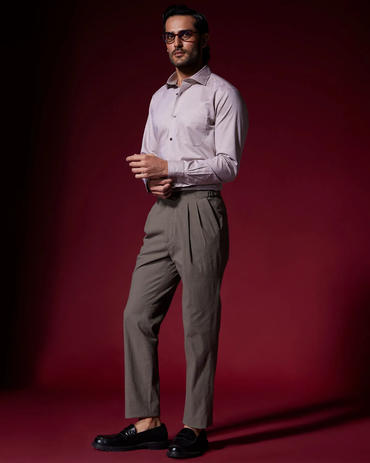 Veritas Slubby Twill Shirt - Light Brown