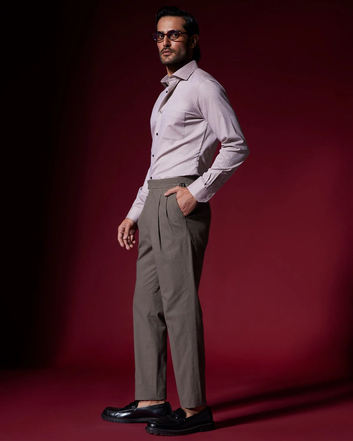 Veritas Slubby Twill Shirt - Light Brown