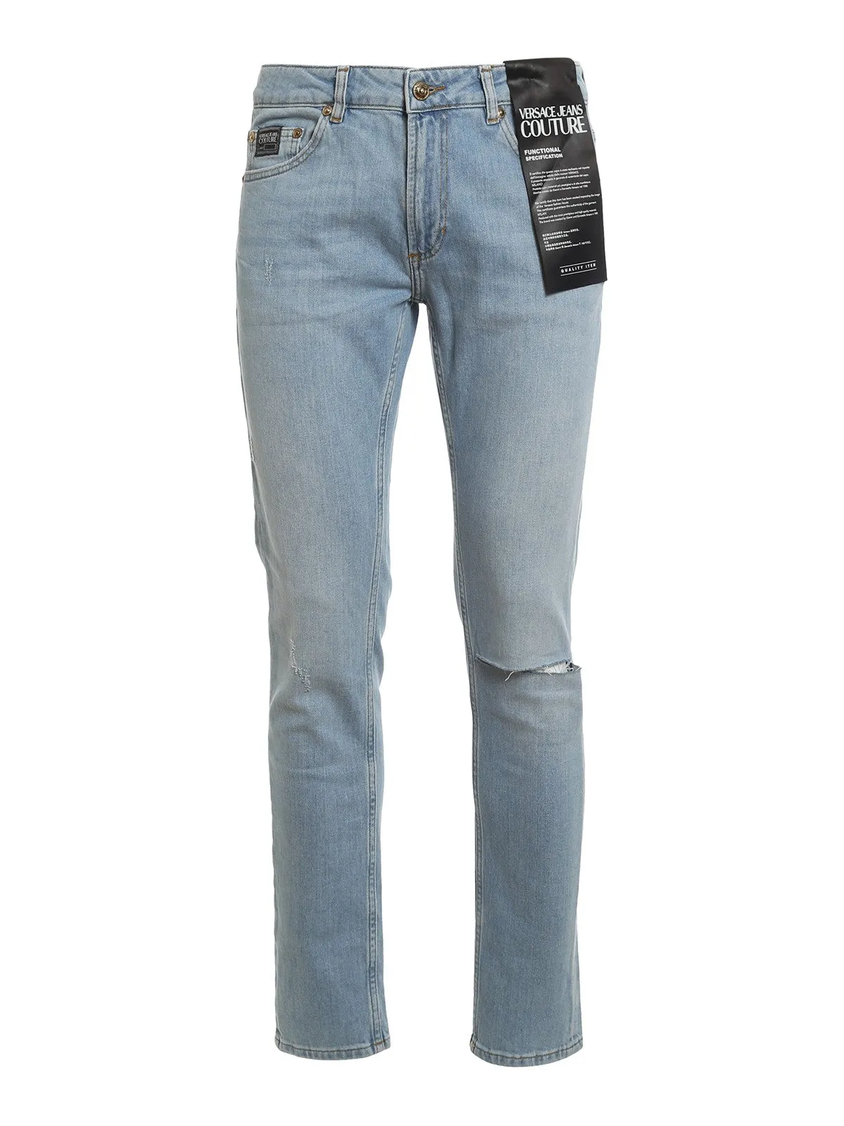 Versace Jeans Couture Classic Ripped Jeans