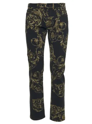 Versace Jeans Couture Regalia Baroque Printed Slim-Cut Jeans