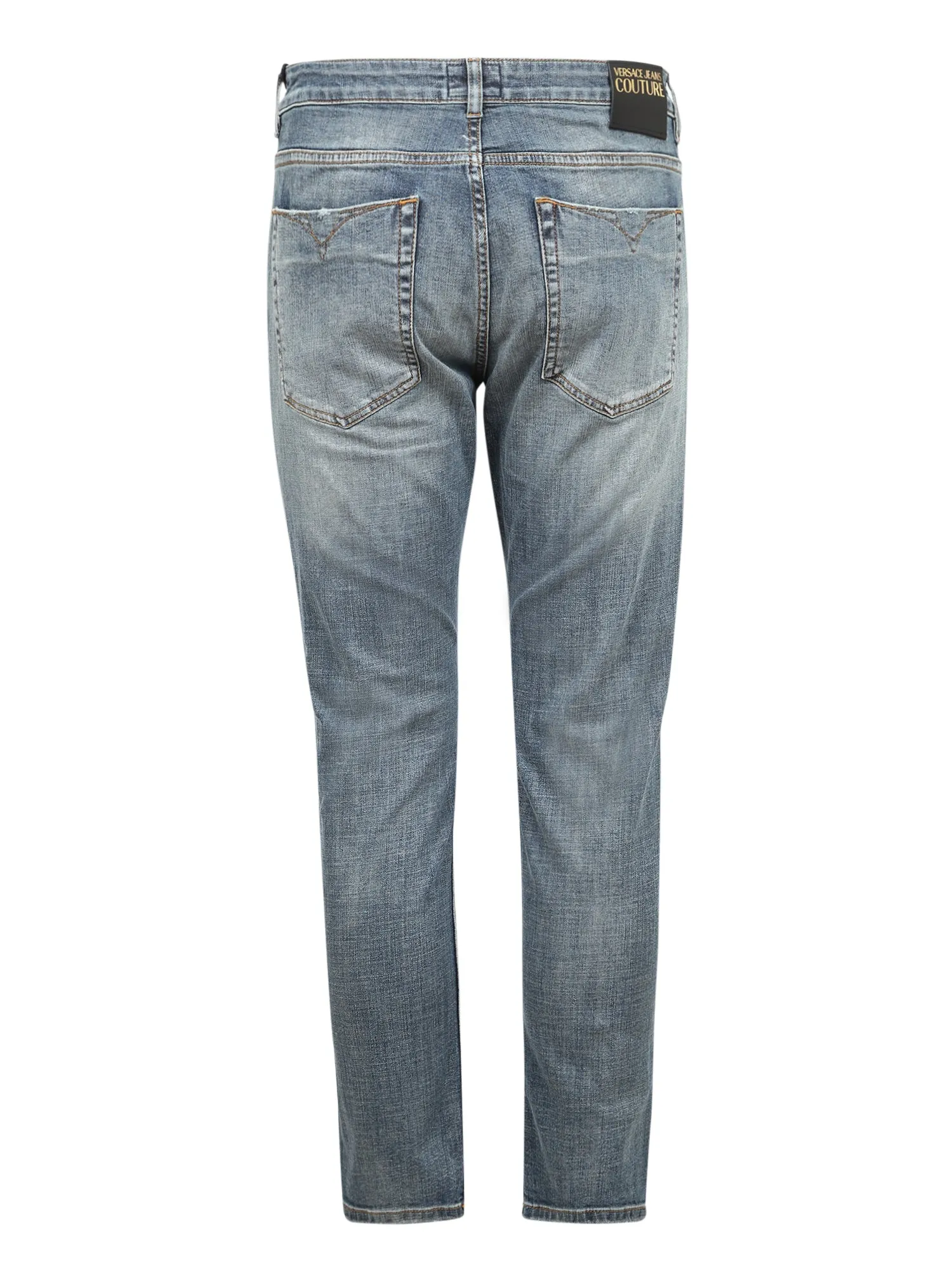 Versace Jeans Couture Ripped Slim-Fit Jeans