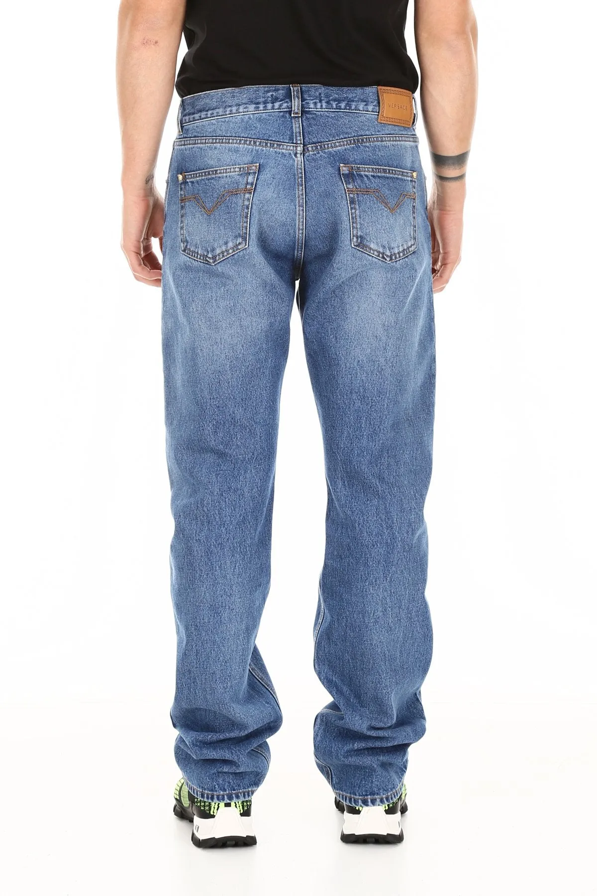 Versace Straight-Leg Denim Jeans