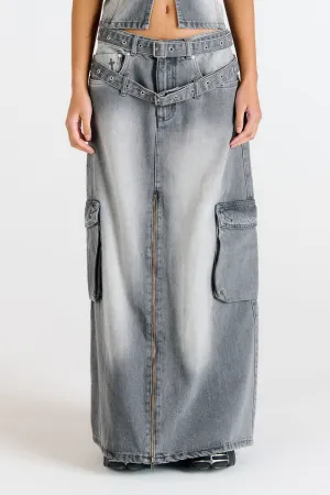 Vertigo Cargo Maxi Skirt