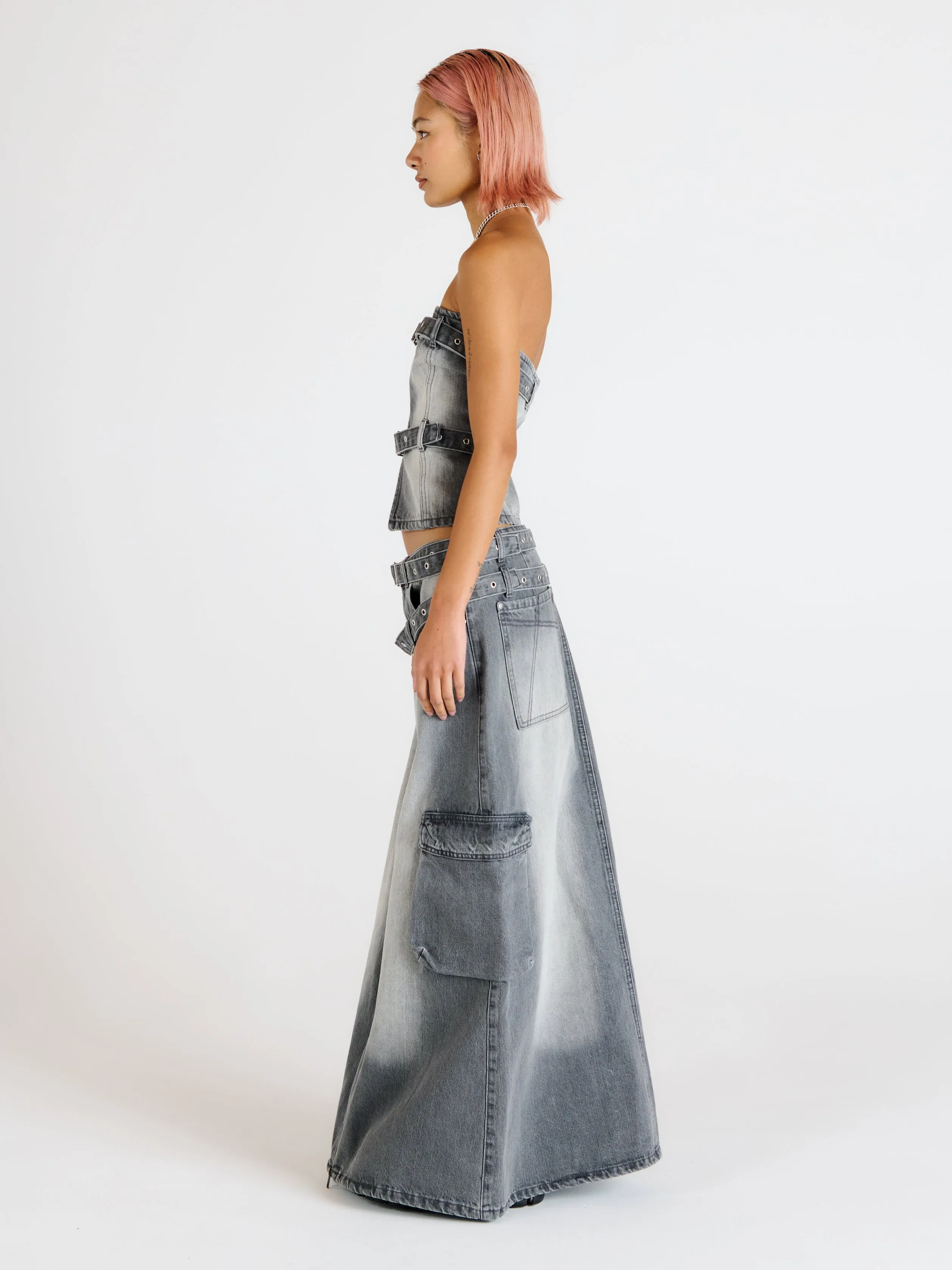Vertigo Cargo Maxi Skirt